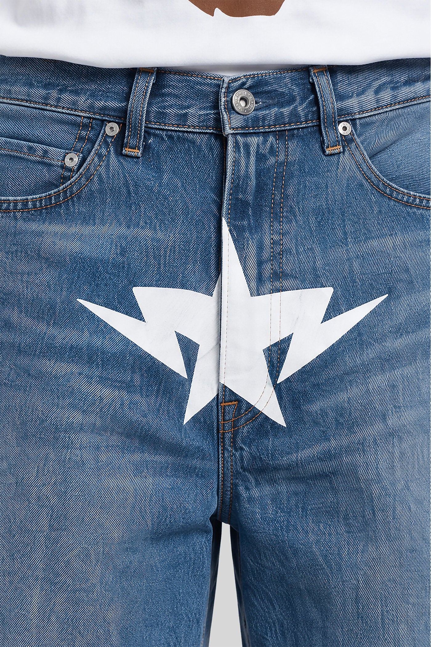 Shorts in blue cotton - Image 5