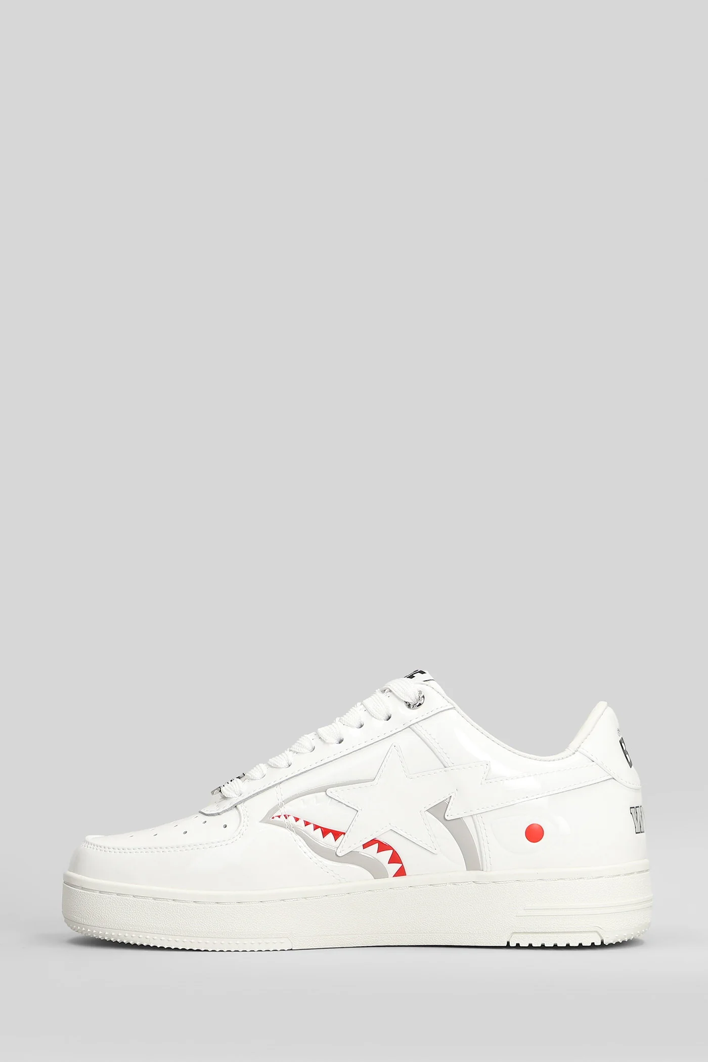 Sneakers in white leather - Image 3