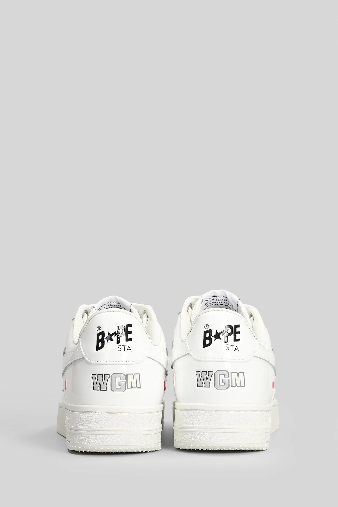 Sneakers in white leather - Image 4