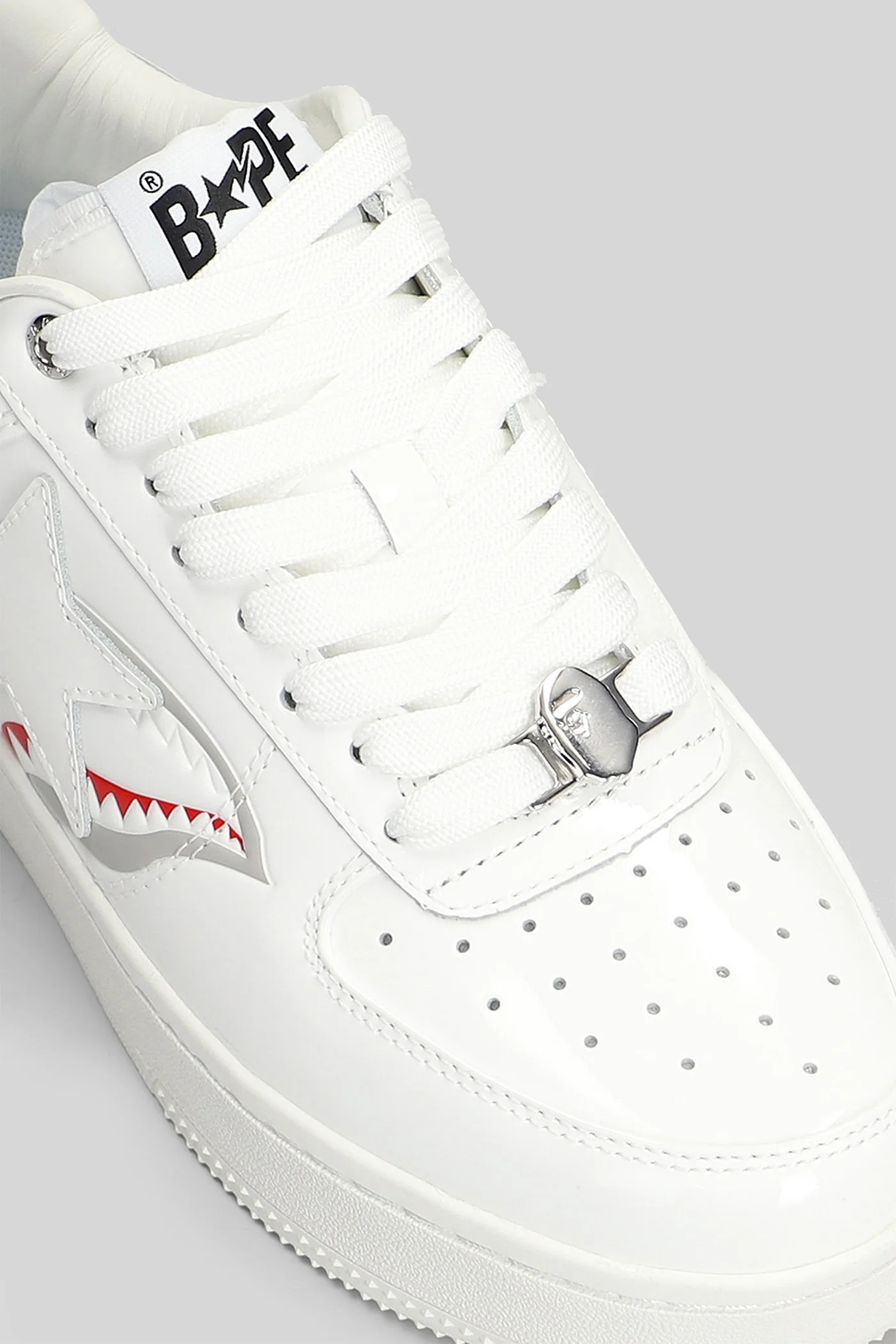 Sneakers in white leather - Image 5