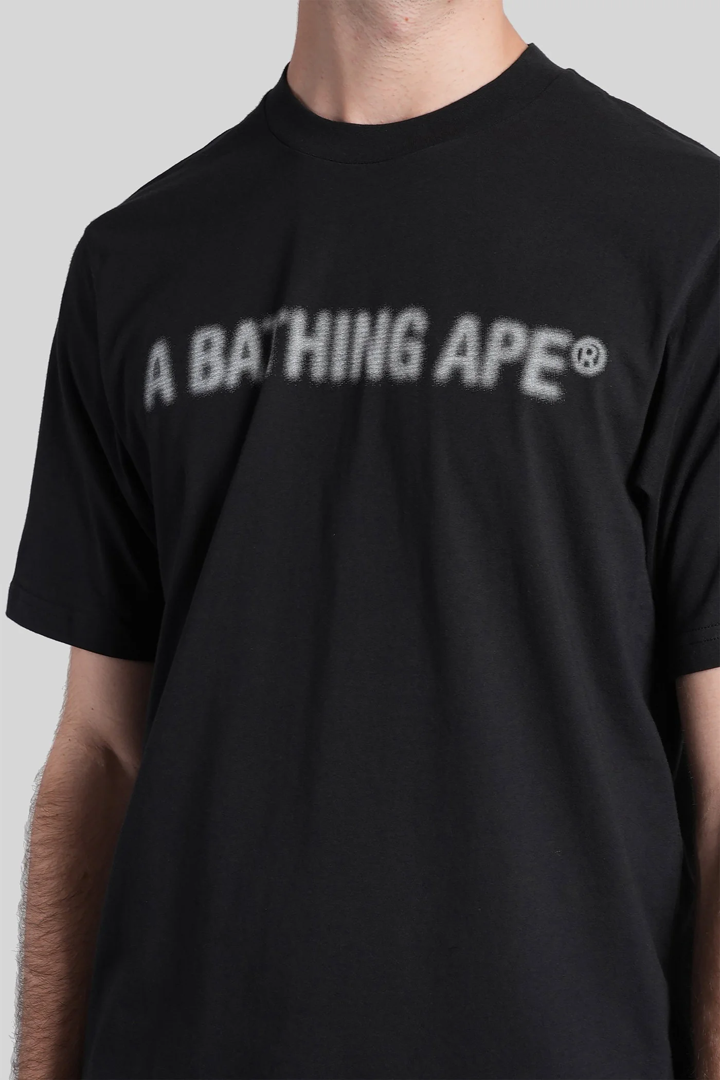 T-Shirt in black cotton - Image 5