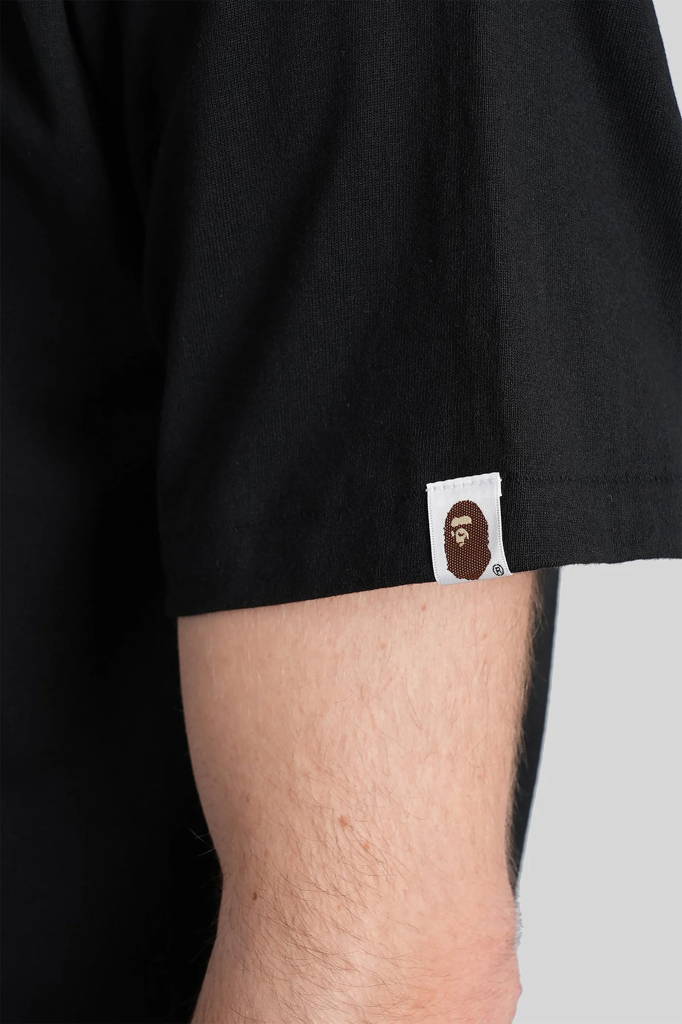 T-Shirt in black cotton - Image 5