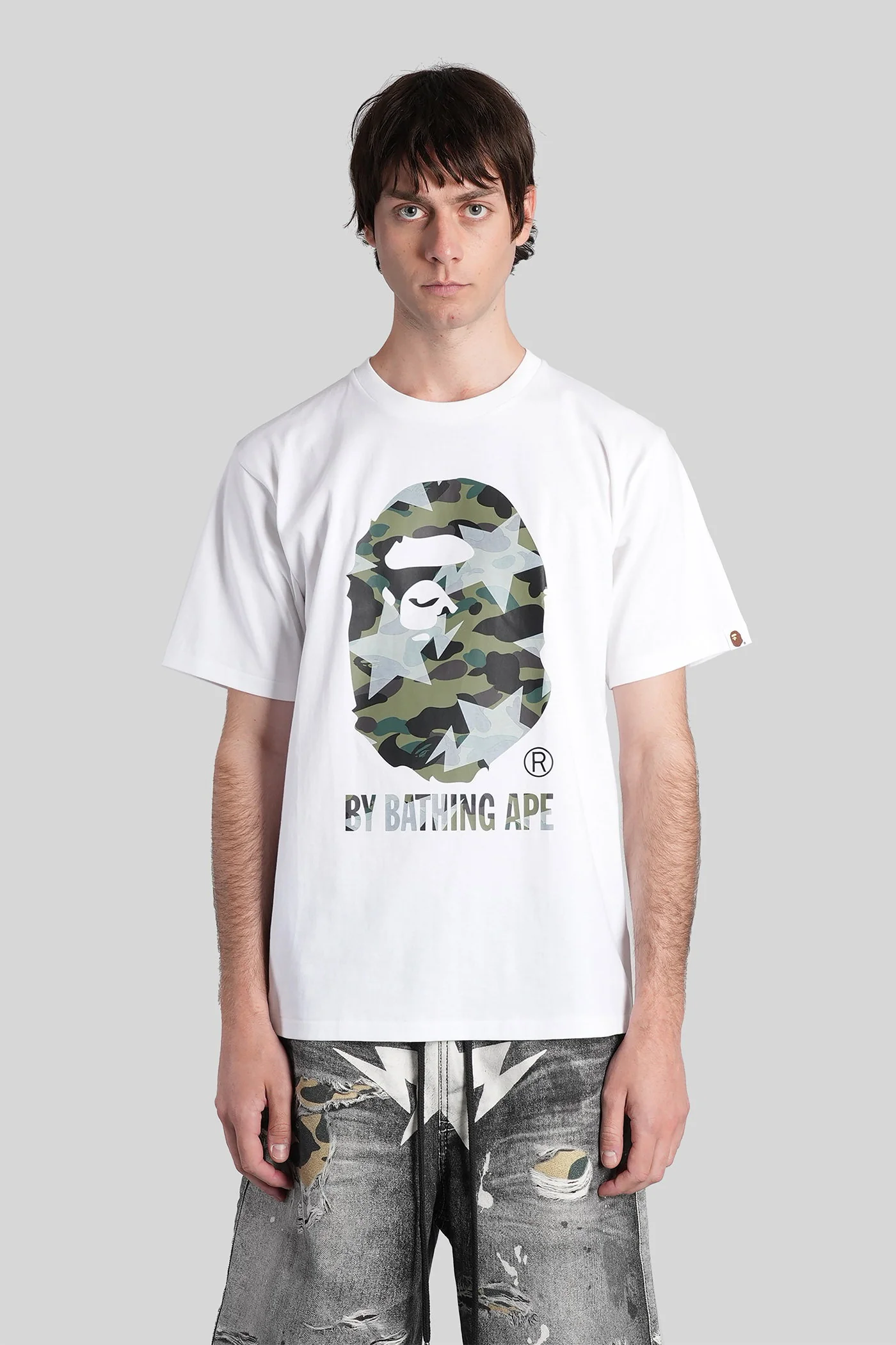 T-Shirt in white cotton