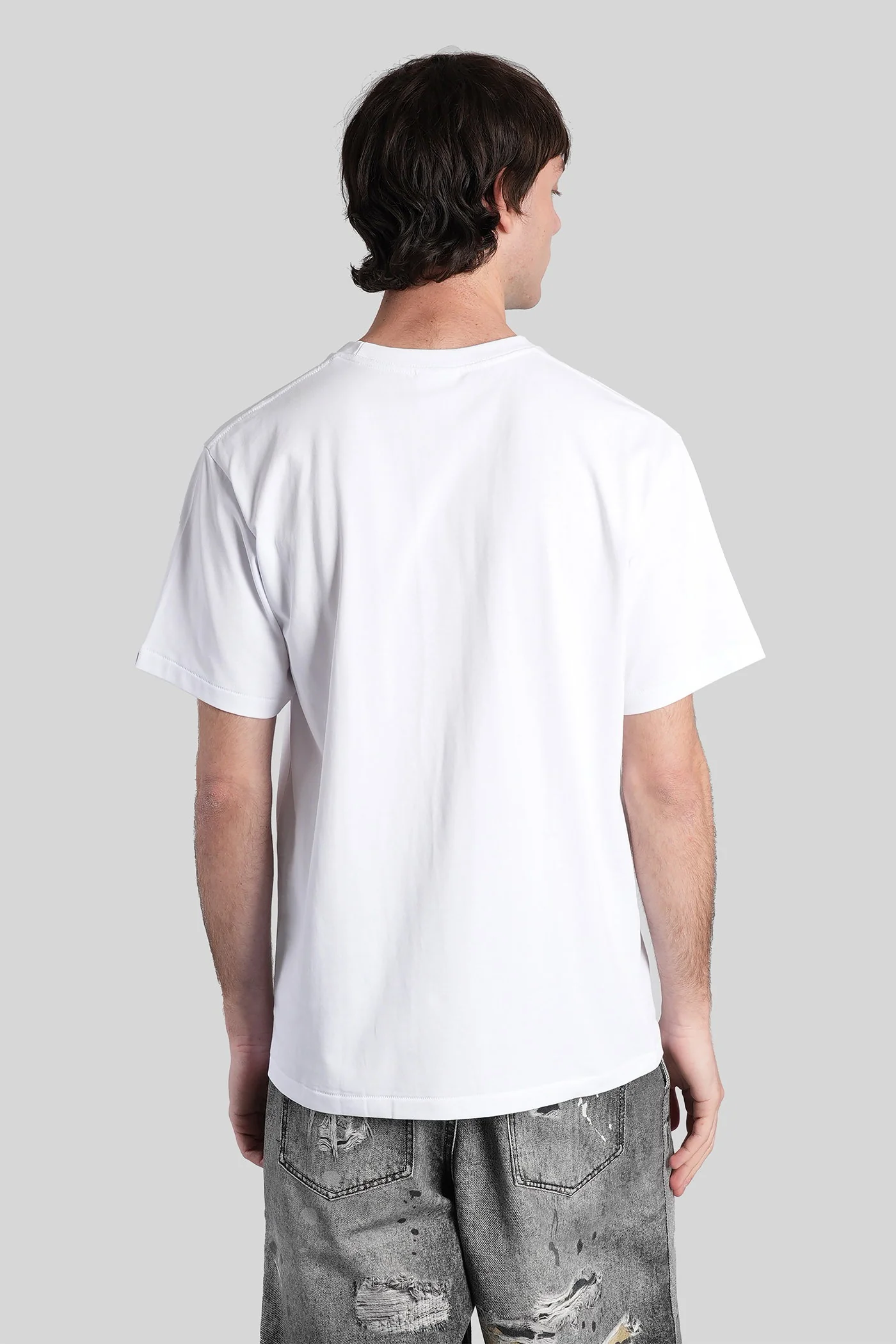 T-Shirt in white cotton - Image 3
