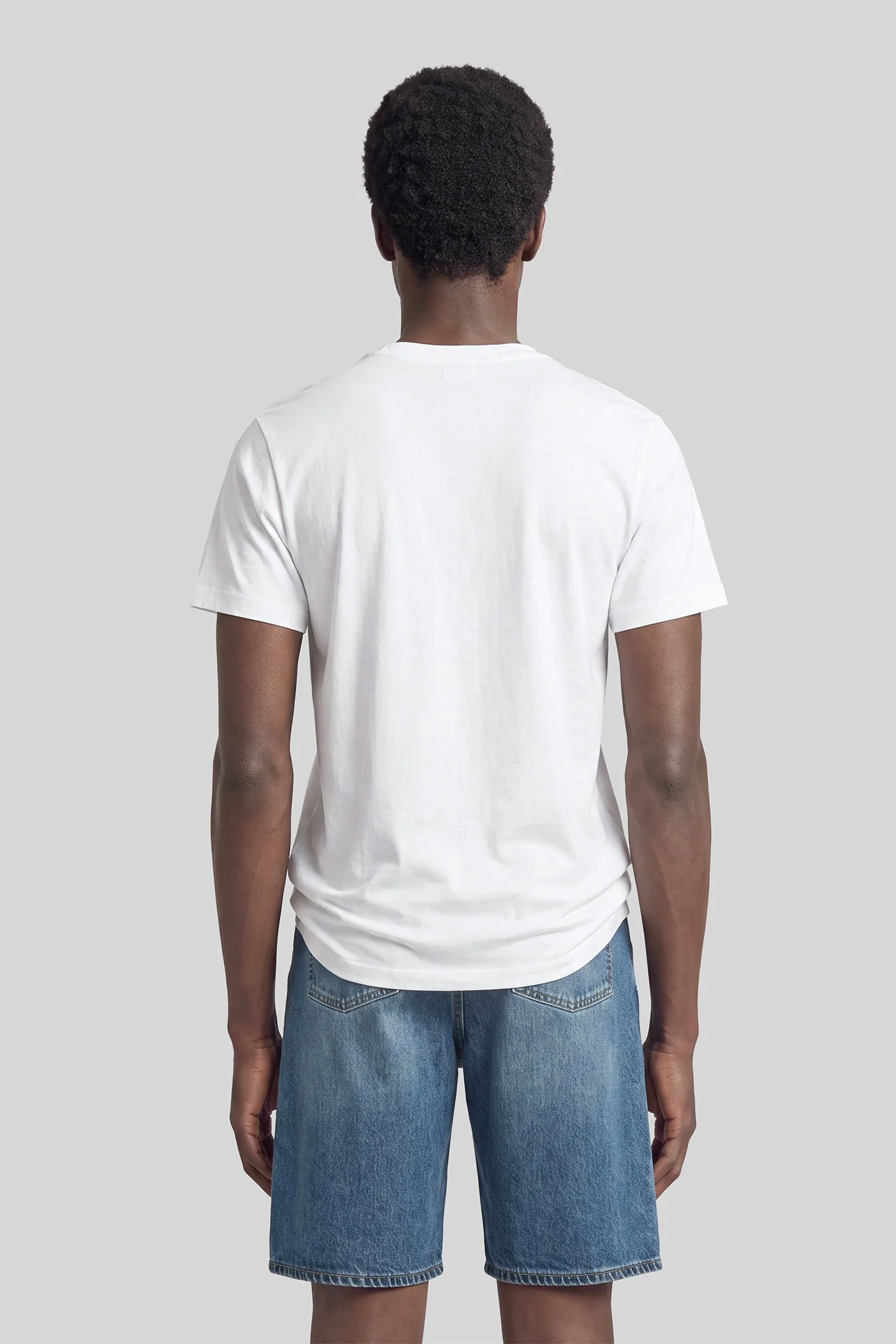 T-Shirt in white cotton - Image 3