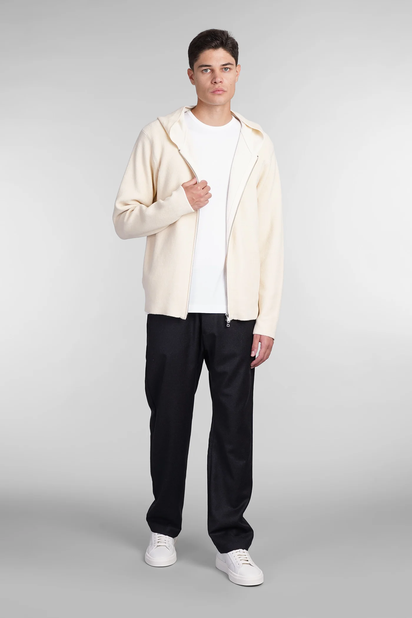 Bativoga Pants in grey wool - Image 2