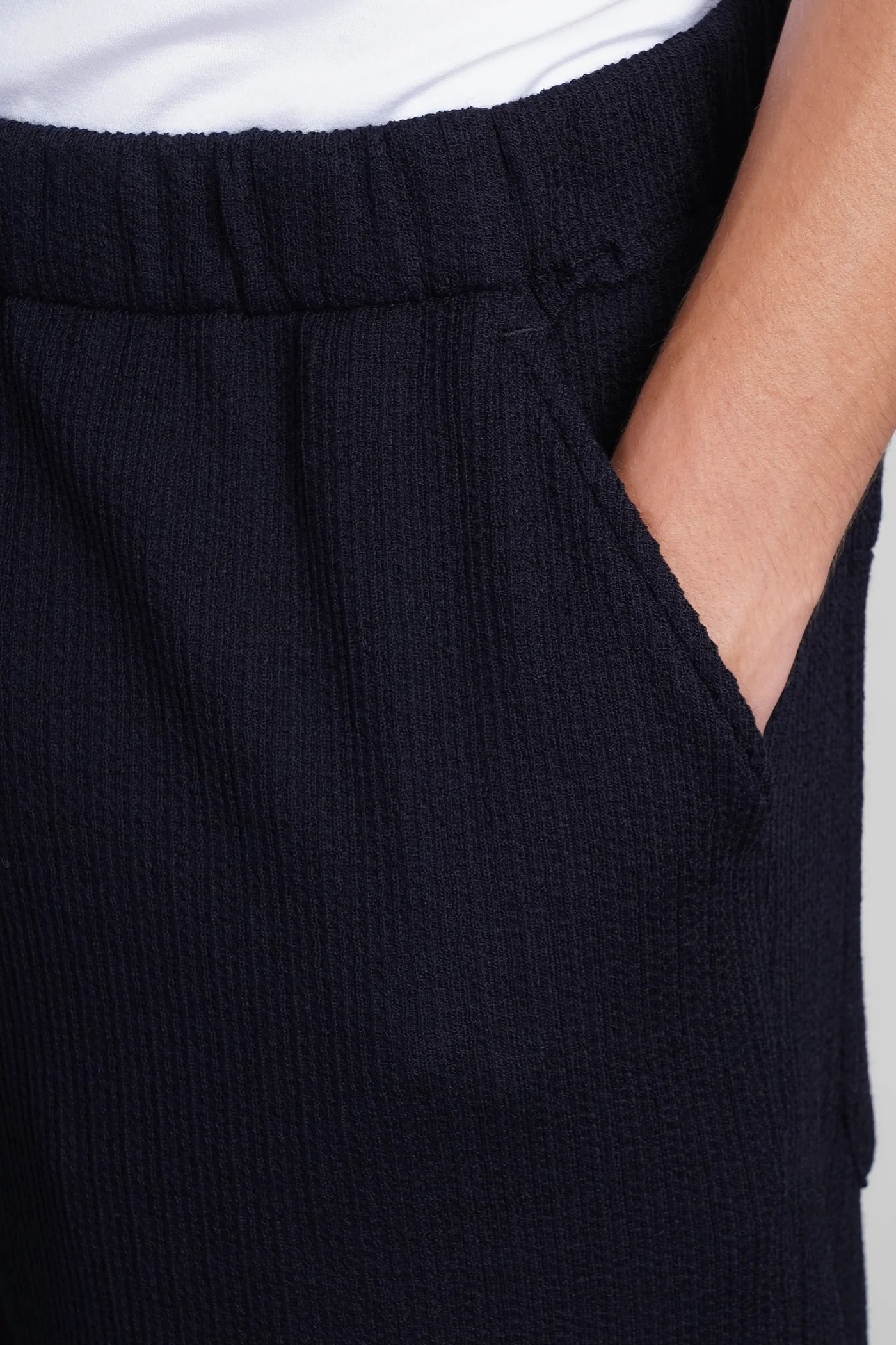 Cordier Pants in blue polyamide - Image 5