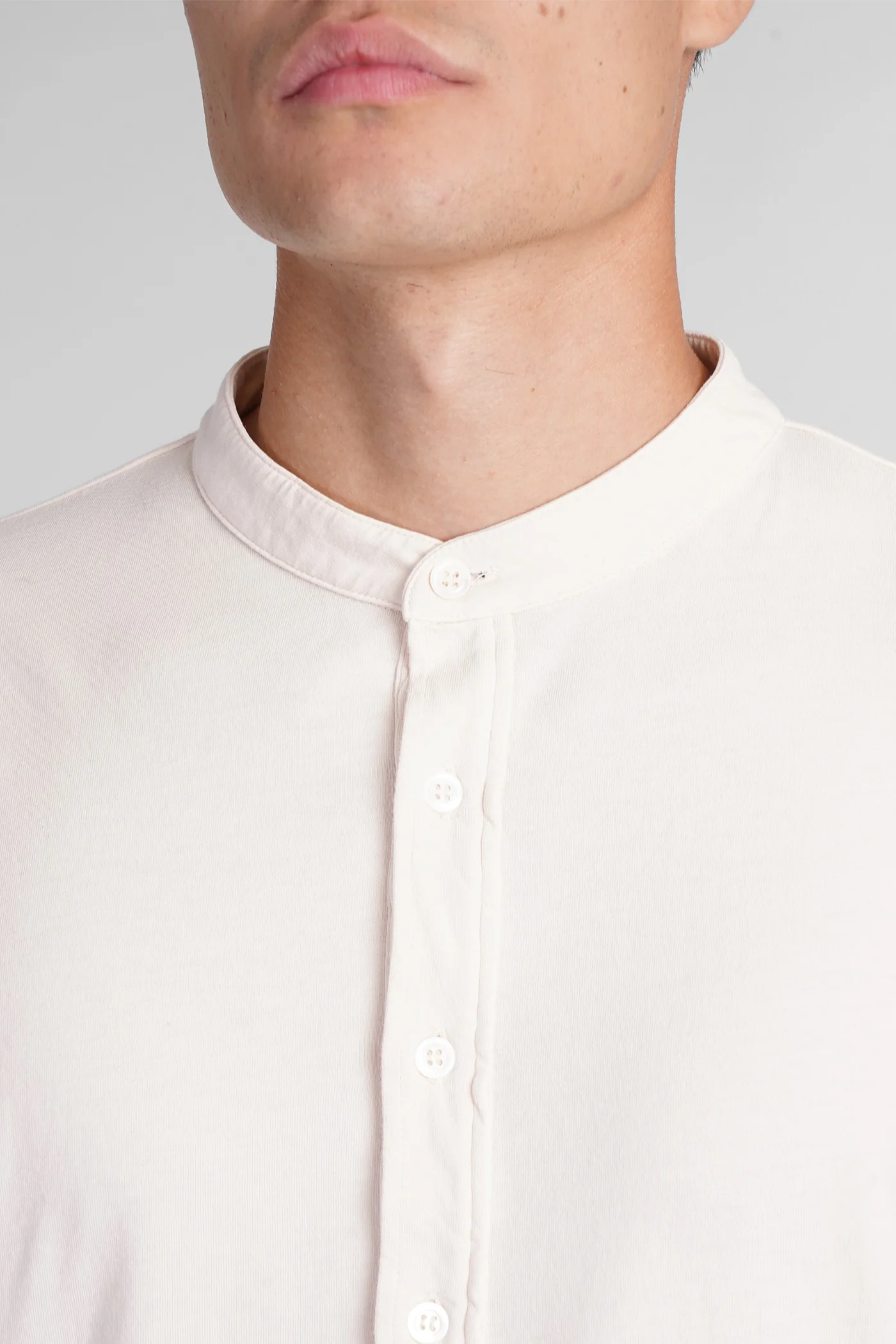 Dabon T-Shirt in beige cotton - Image 5
