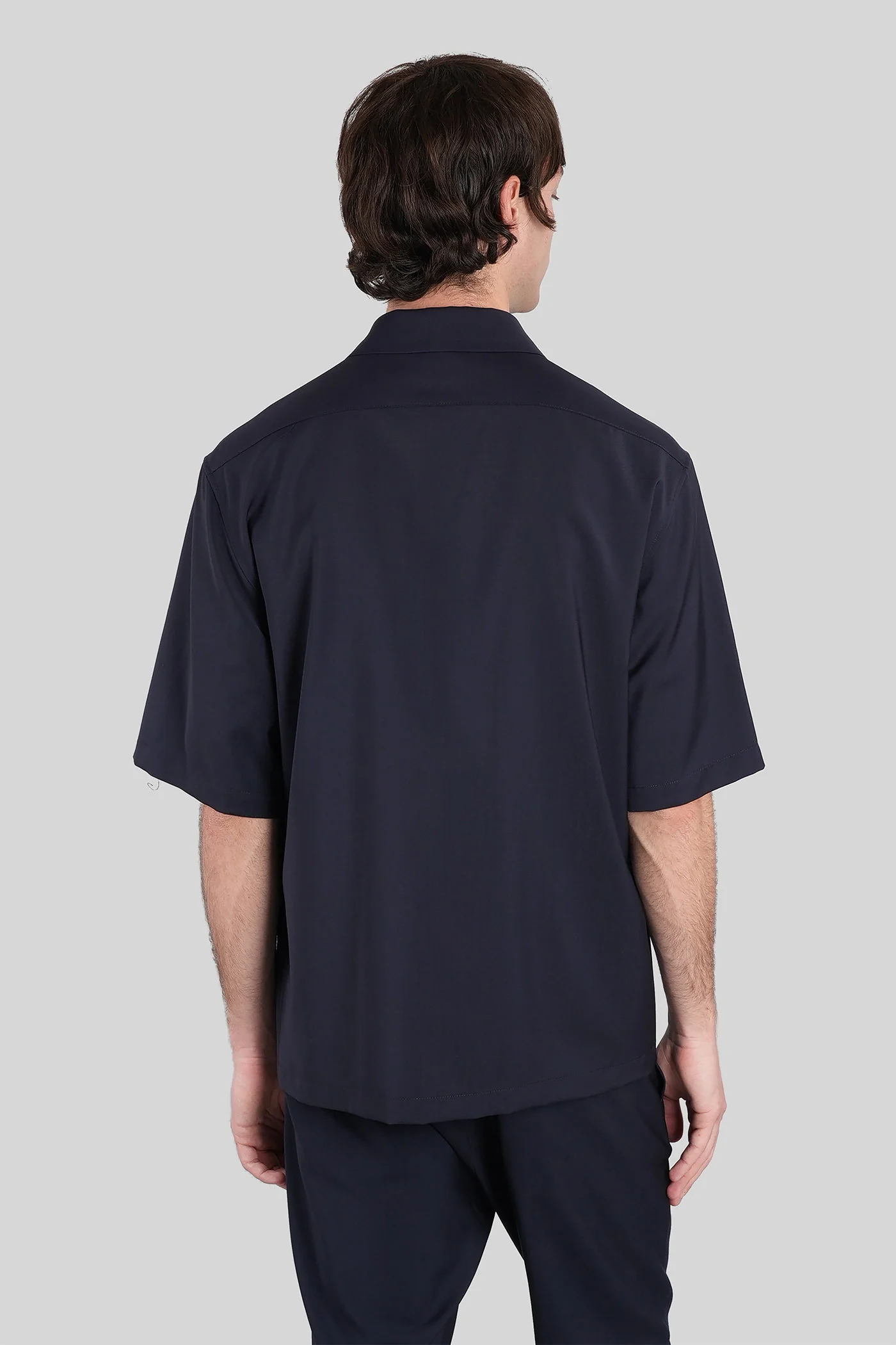 Prama Casual jacket in blue wool - Image 3