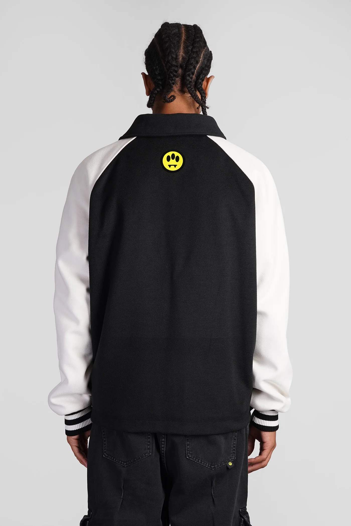 Bomber Jacket in black polyester - Image 3