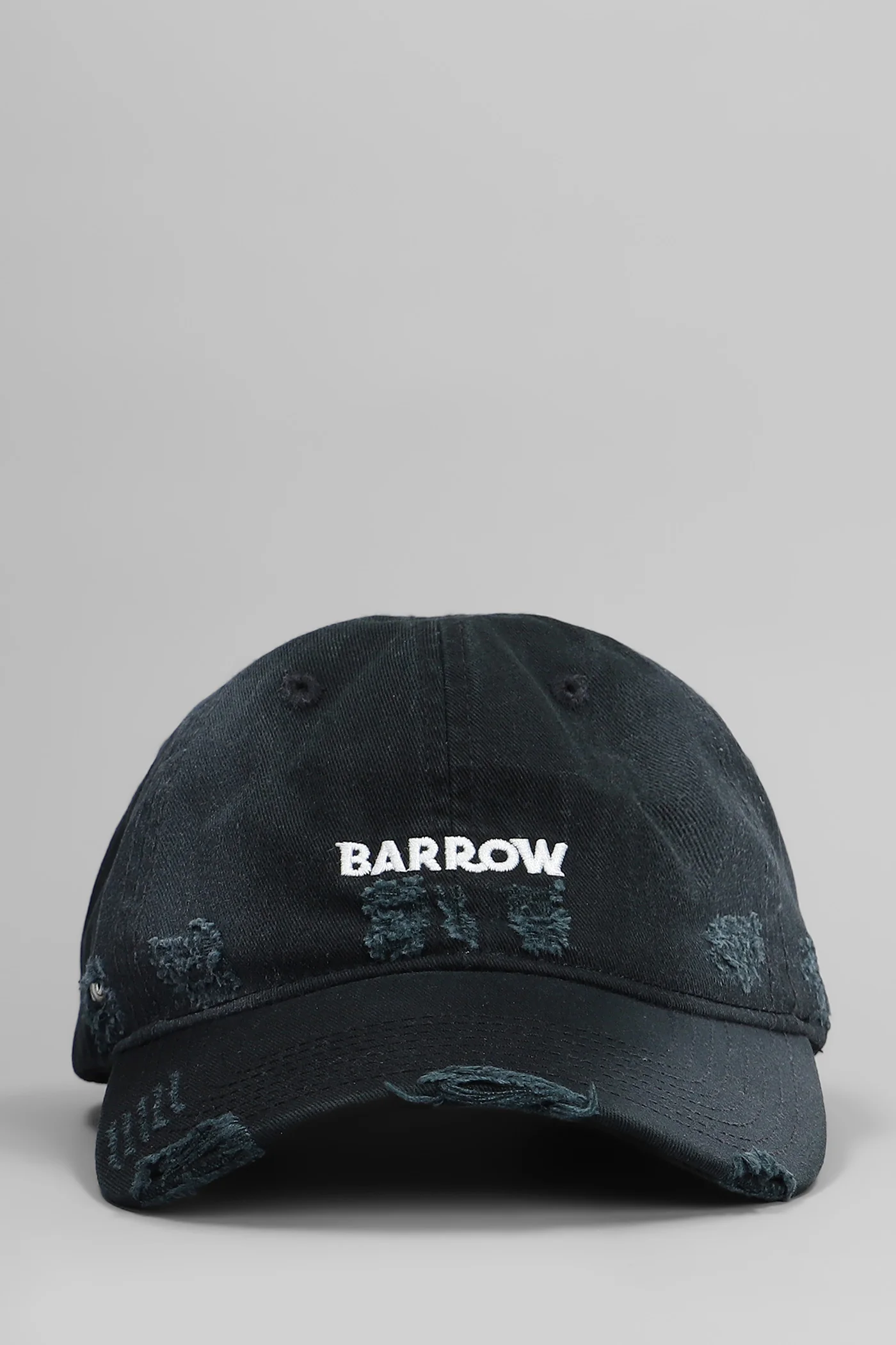 Hats in black cotton