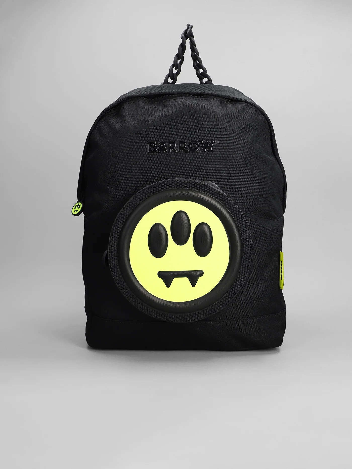 Backpack in black polyester