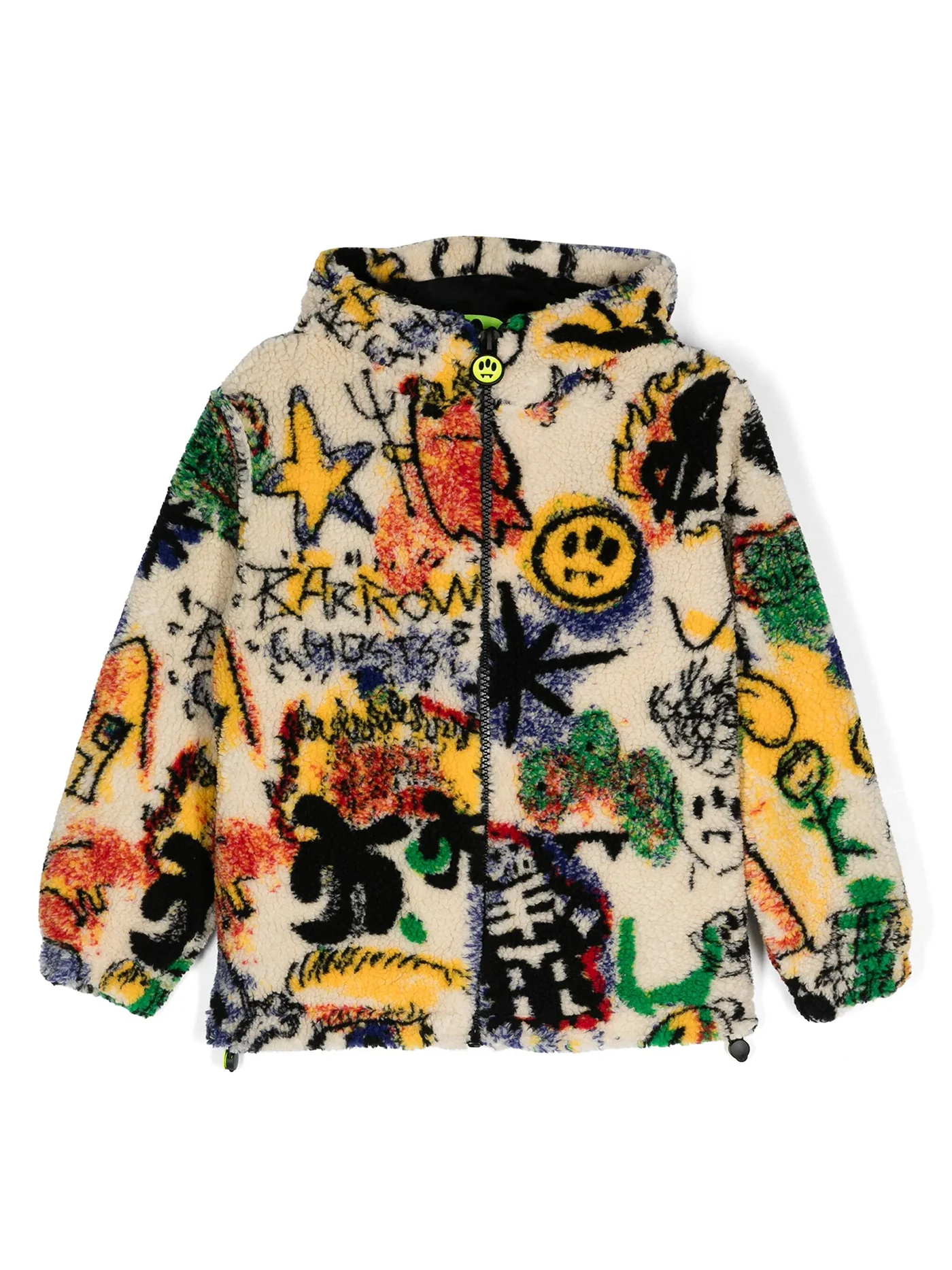 Casual jacket in beige acrylic