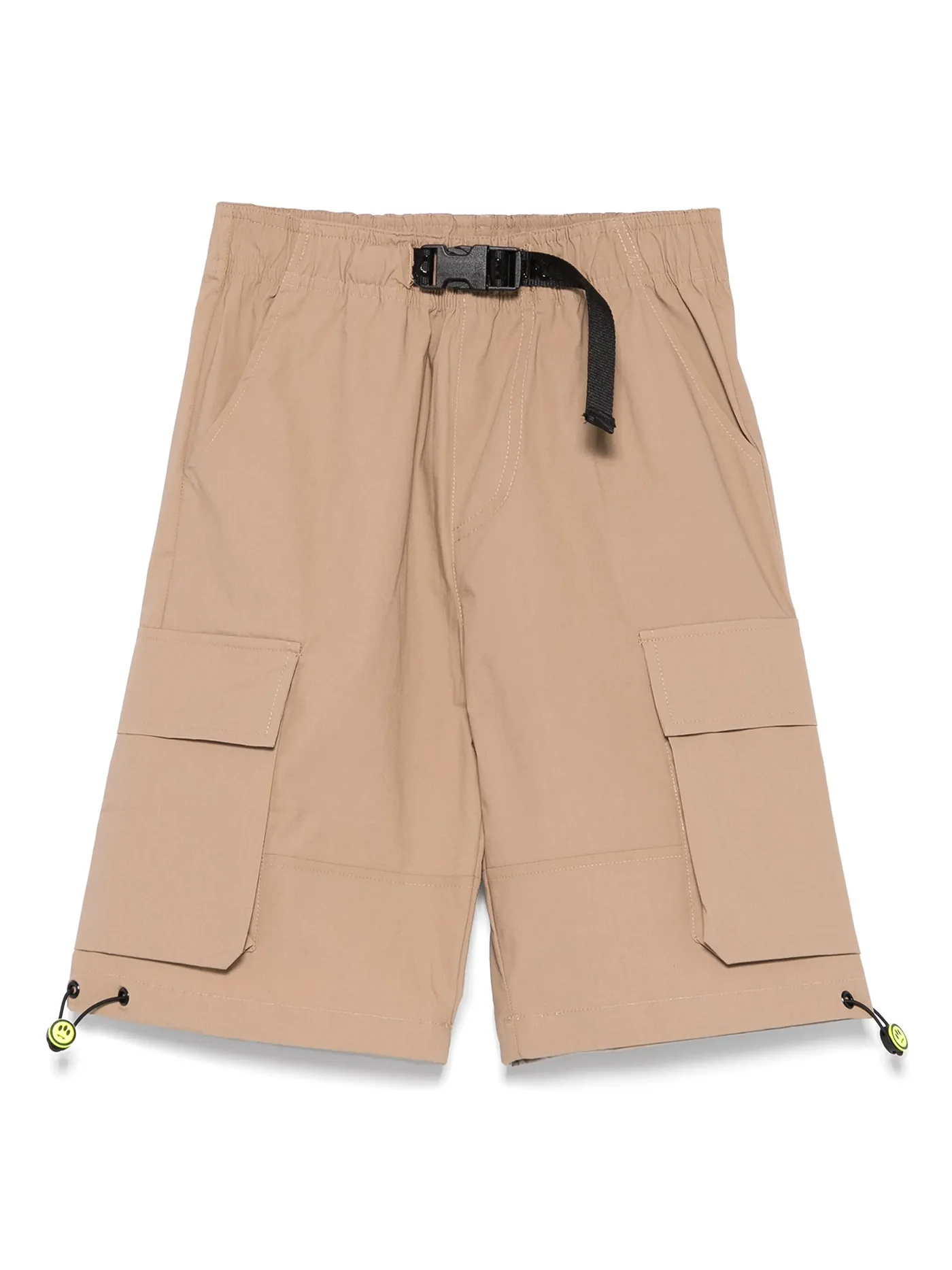 Shorts in beige cotton