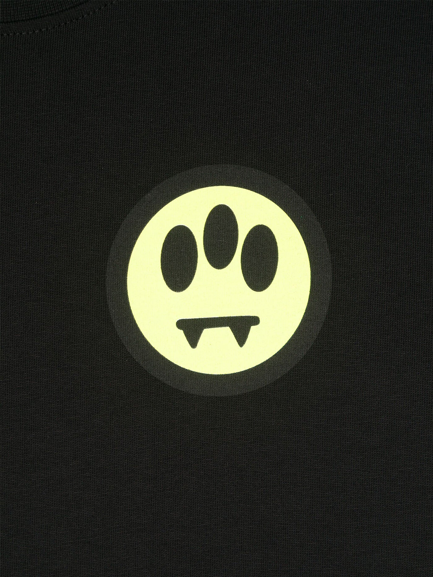 T-Shirt in black cotton - Image 3