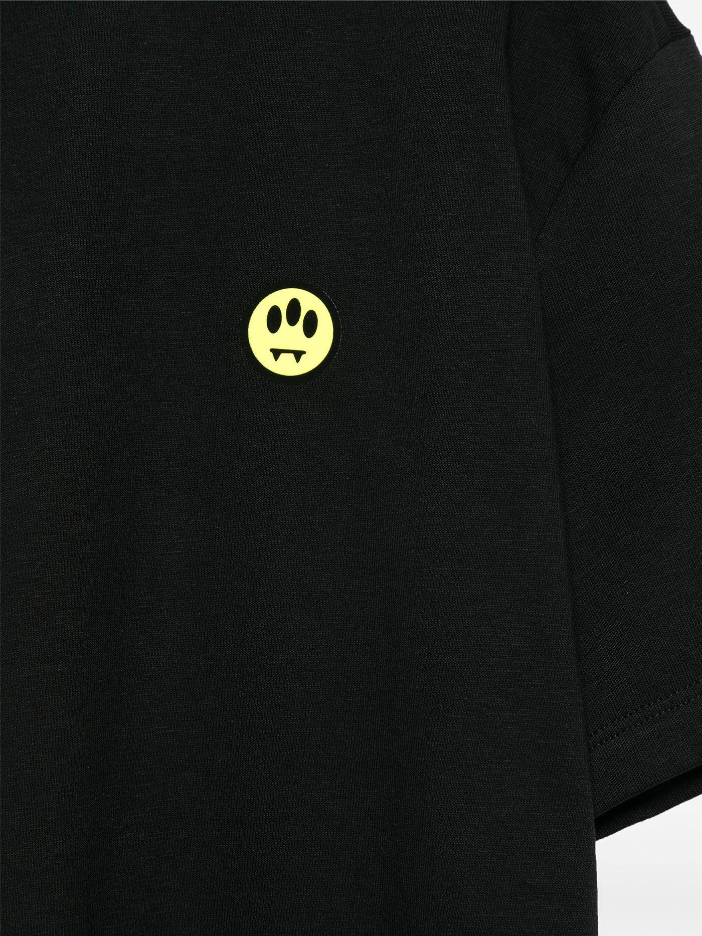 T-Shirt in black cotton - Image 3