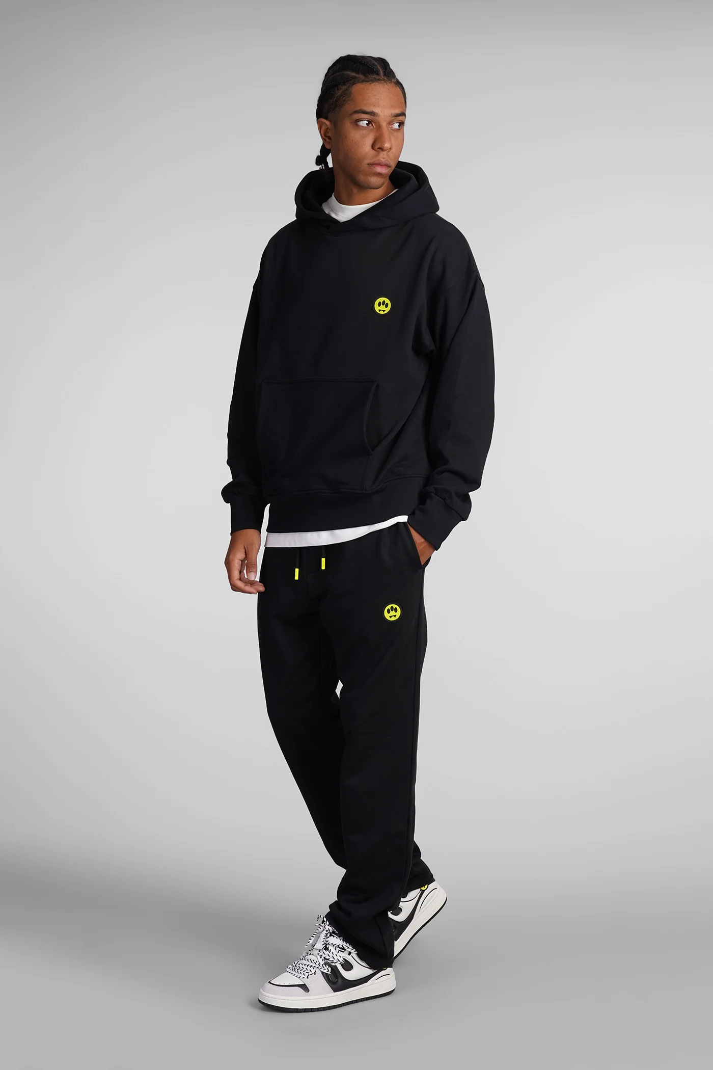 Pants in black cotton - Image 2