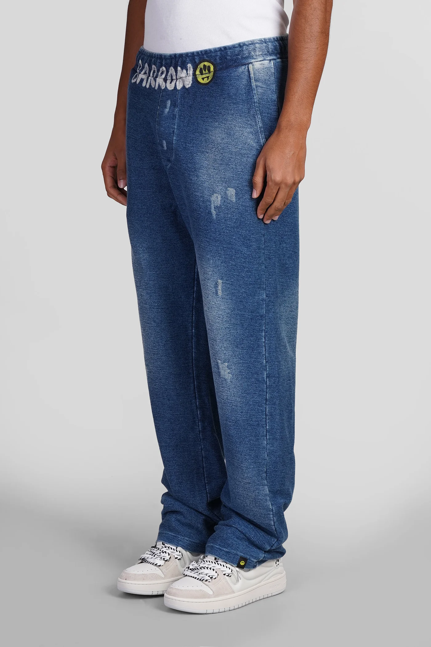 Pants in blue cotton - Image 4