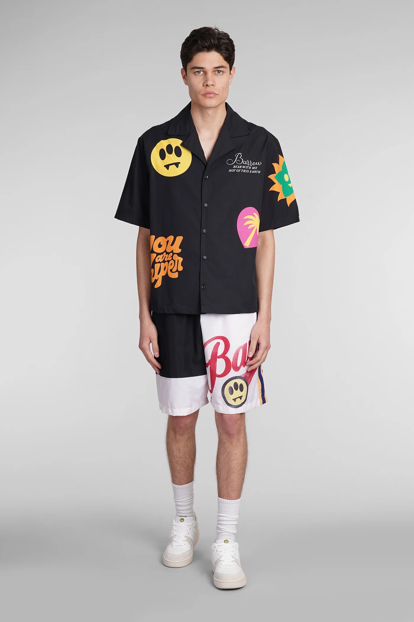 Shirt in black cotton - Image 2