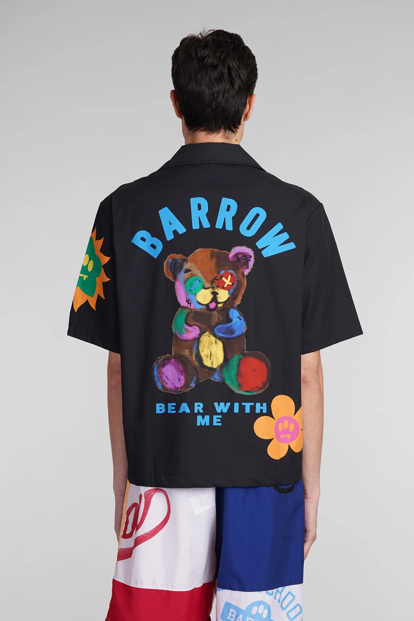 Shirt in black cotton - Image 3