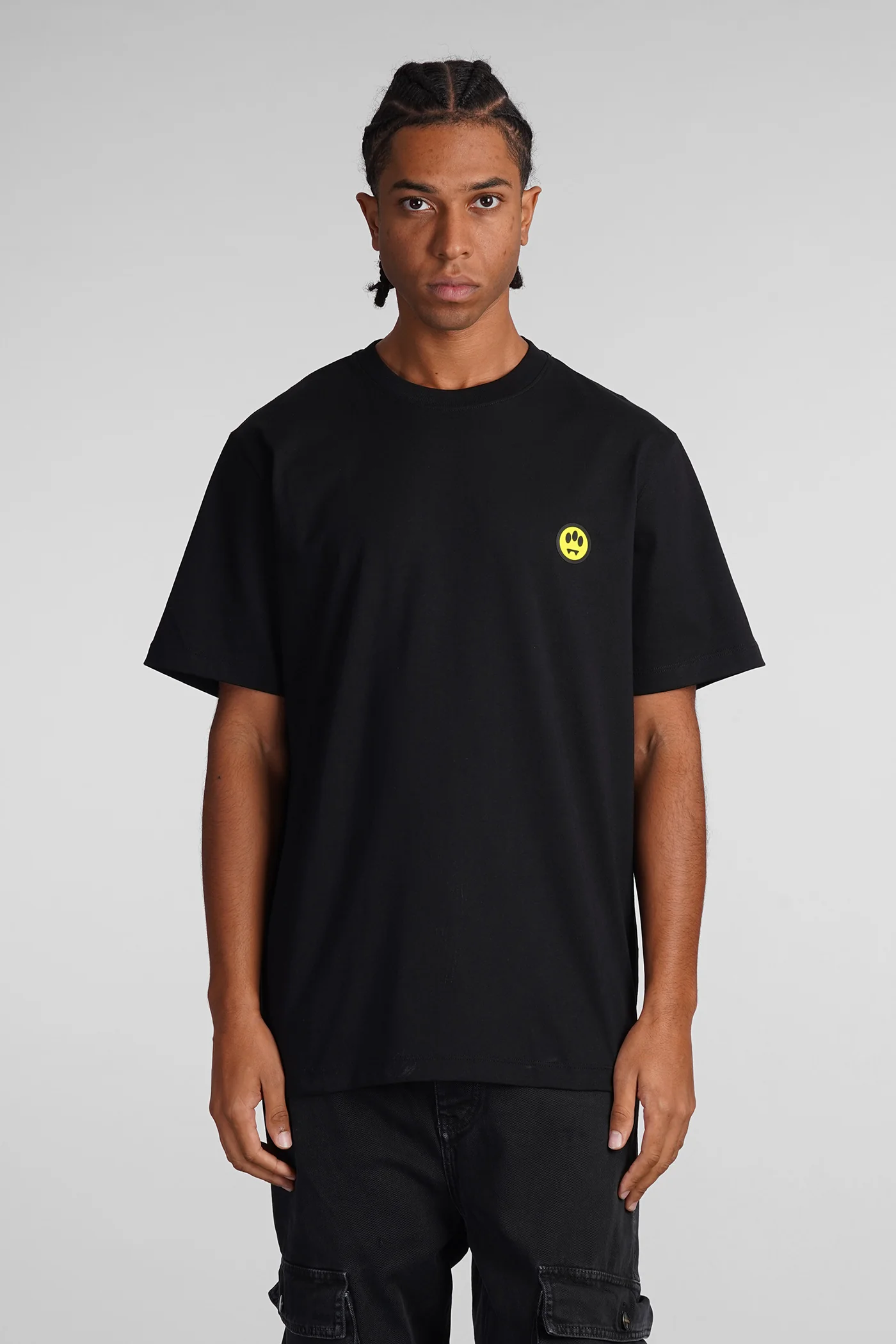 T-Shirt in black cotton