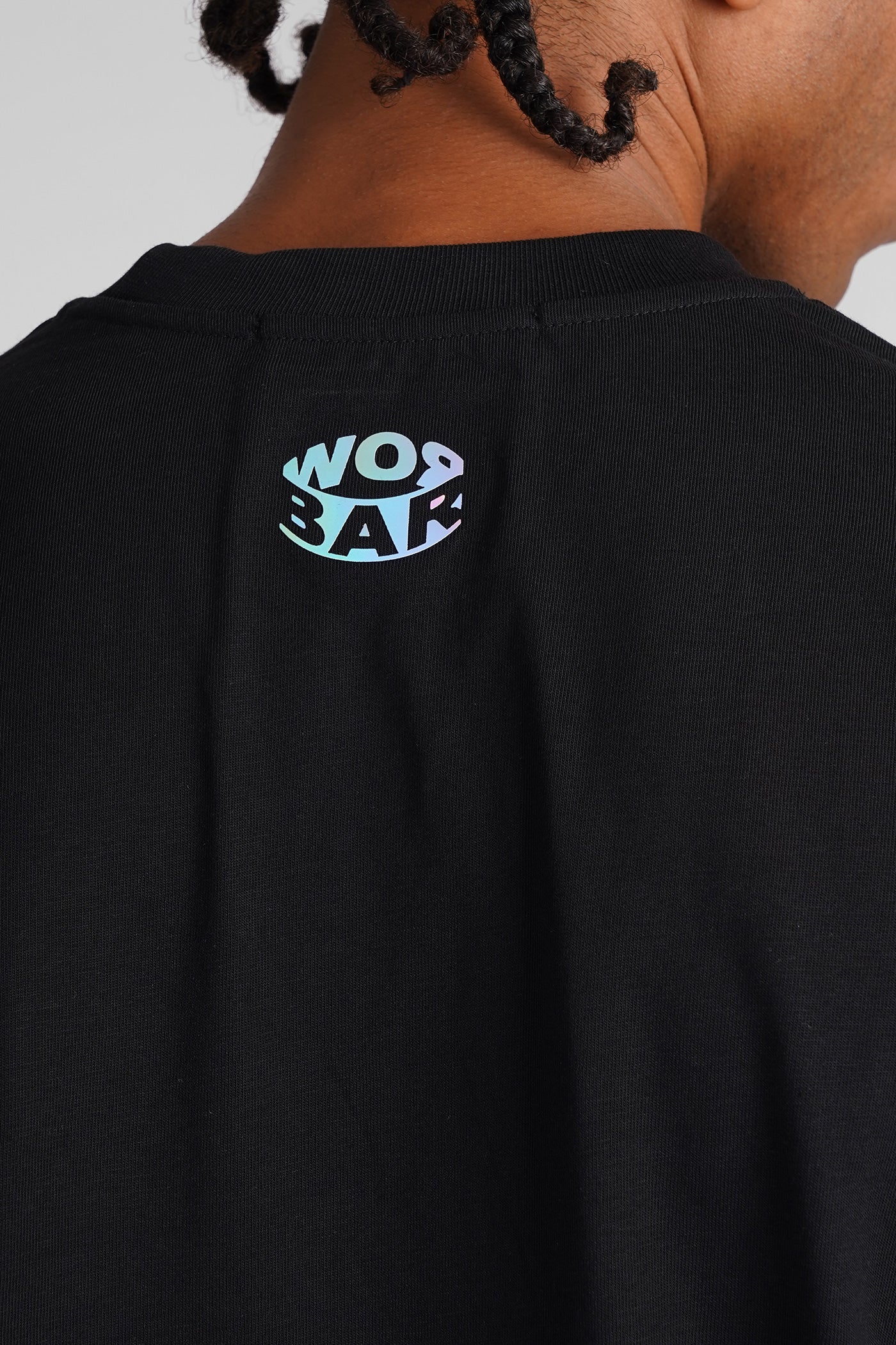 T-Shirt in black cotton - Image 5