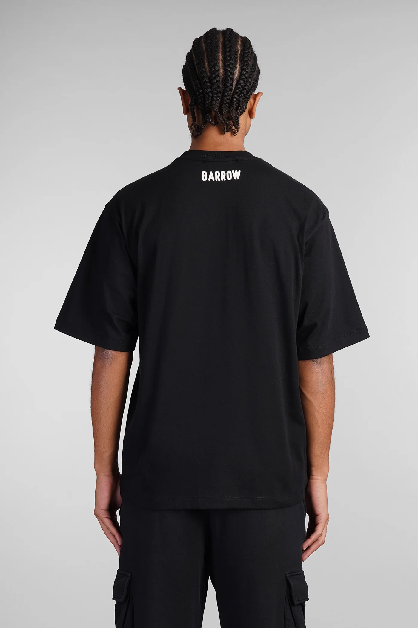 T-Shirt in black cotton - Image 3