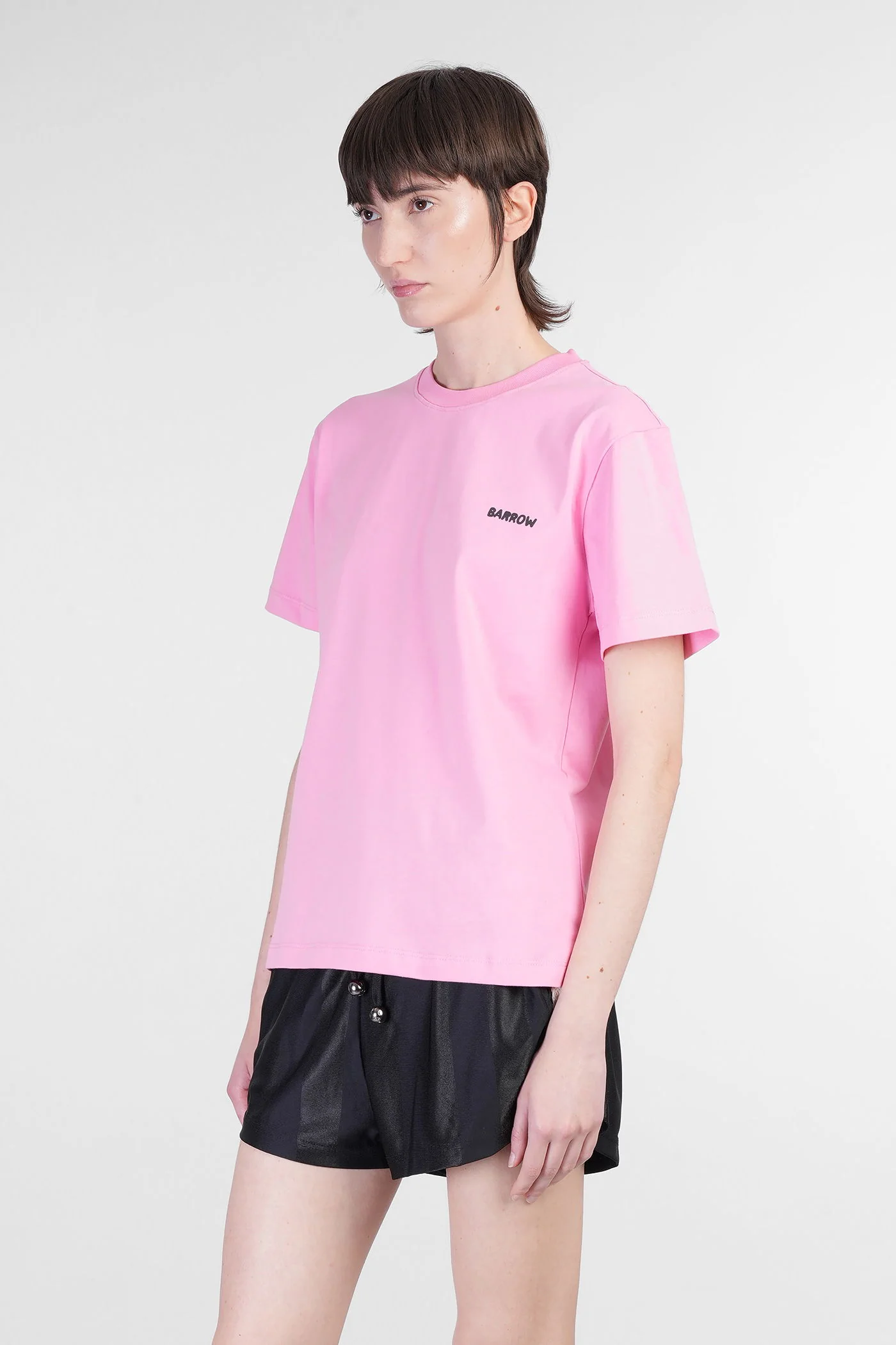 T-Shirt in rose-pink cotton - Image 4