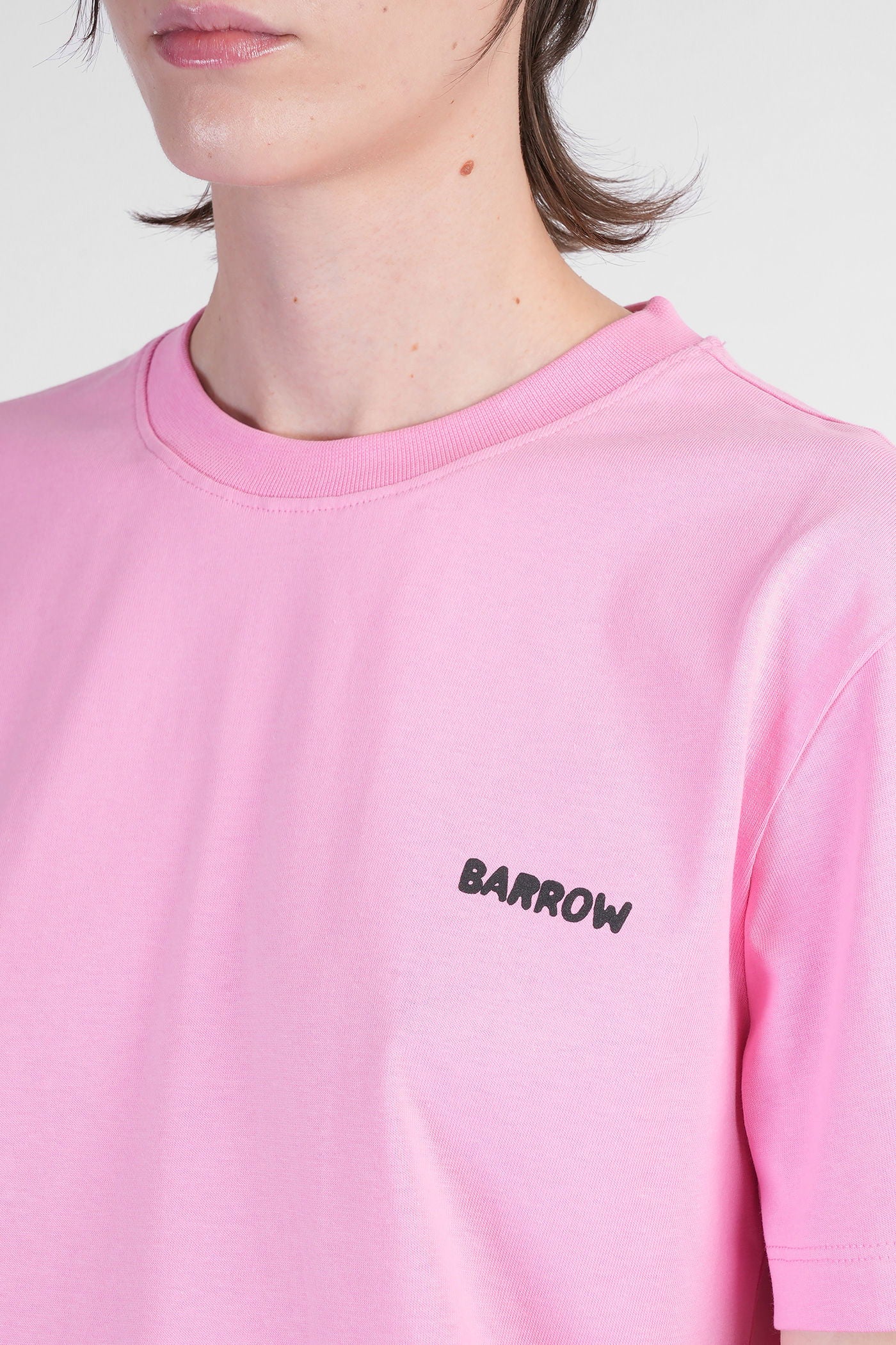 T-Shirt in rose-pink cotton - Image 5