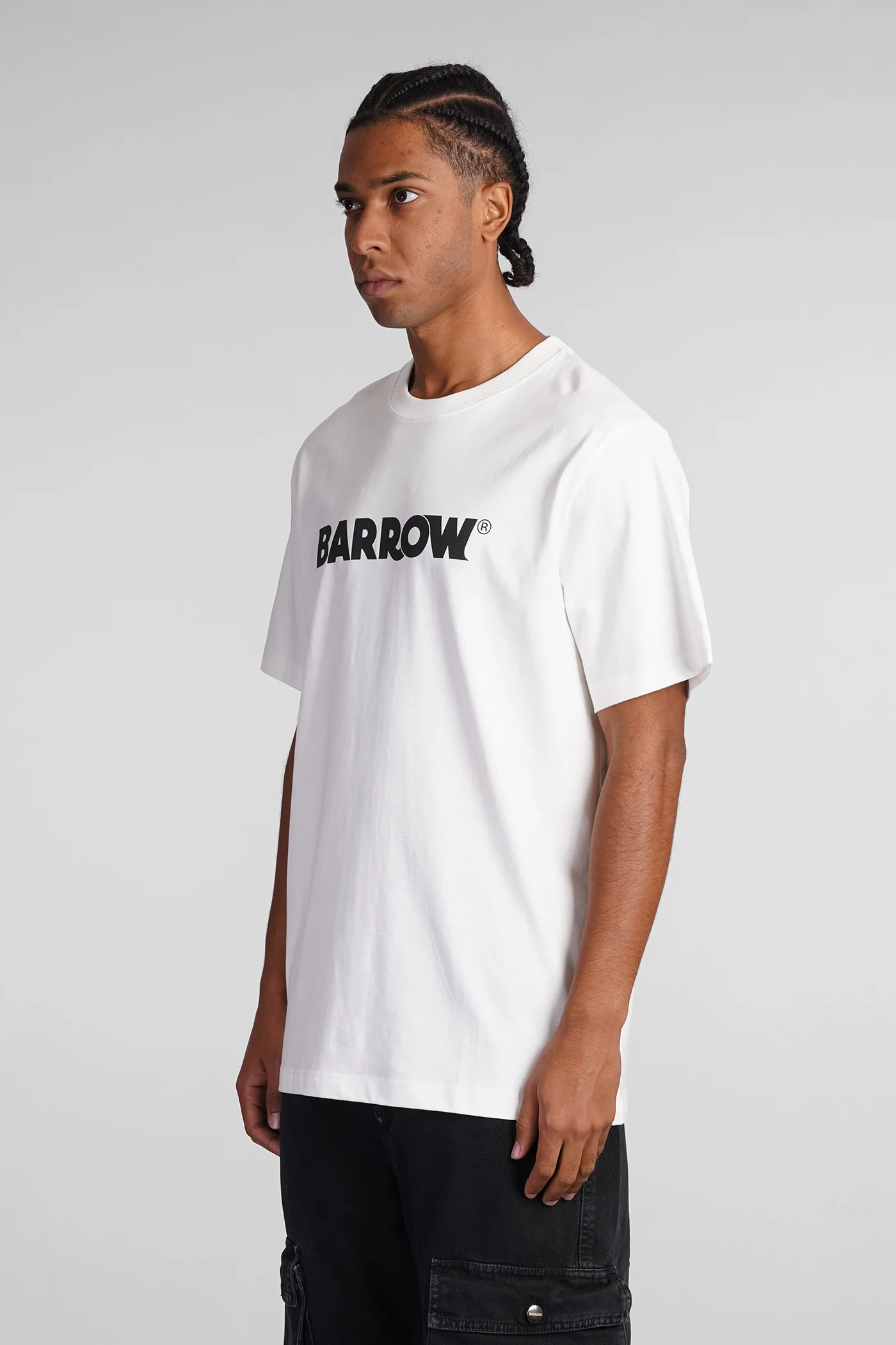 T-Shirt in white cotton - Image 4