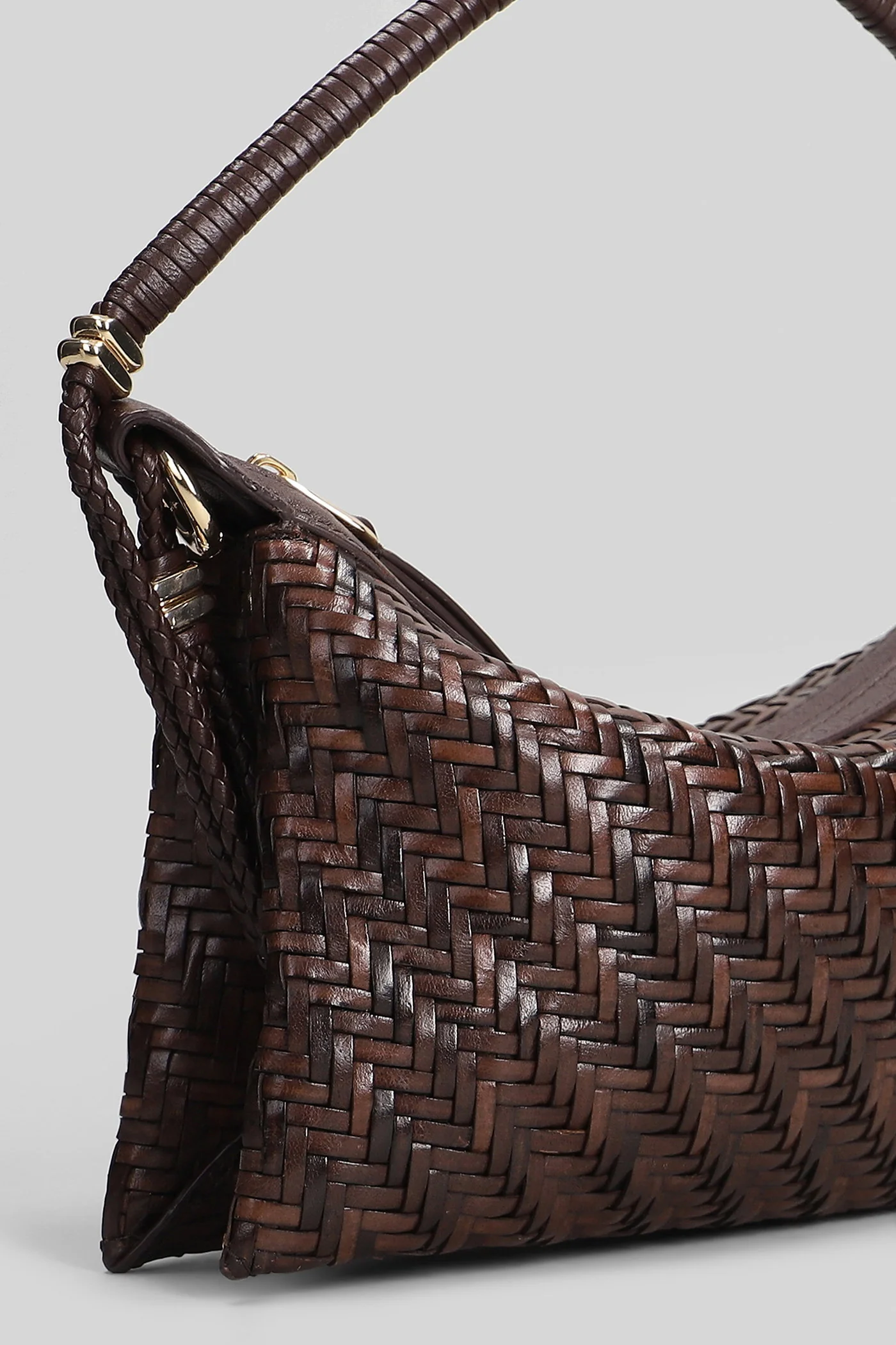 Pondy Shoulder bag in brown leather - Image 4