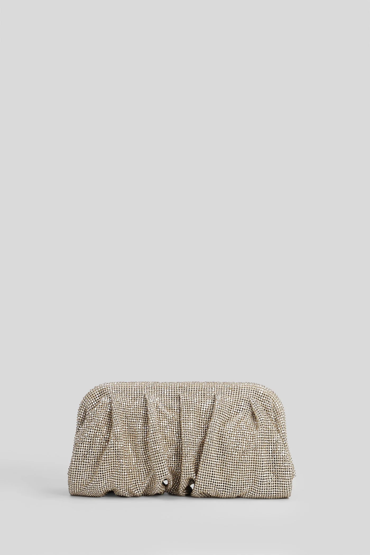Venus la grande Clutch in gold metal alloy - Image 3