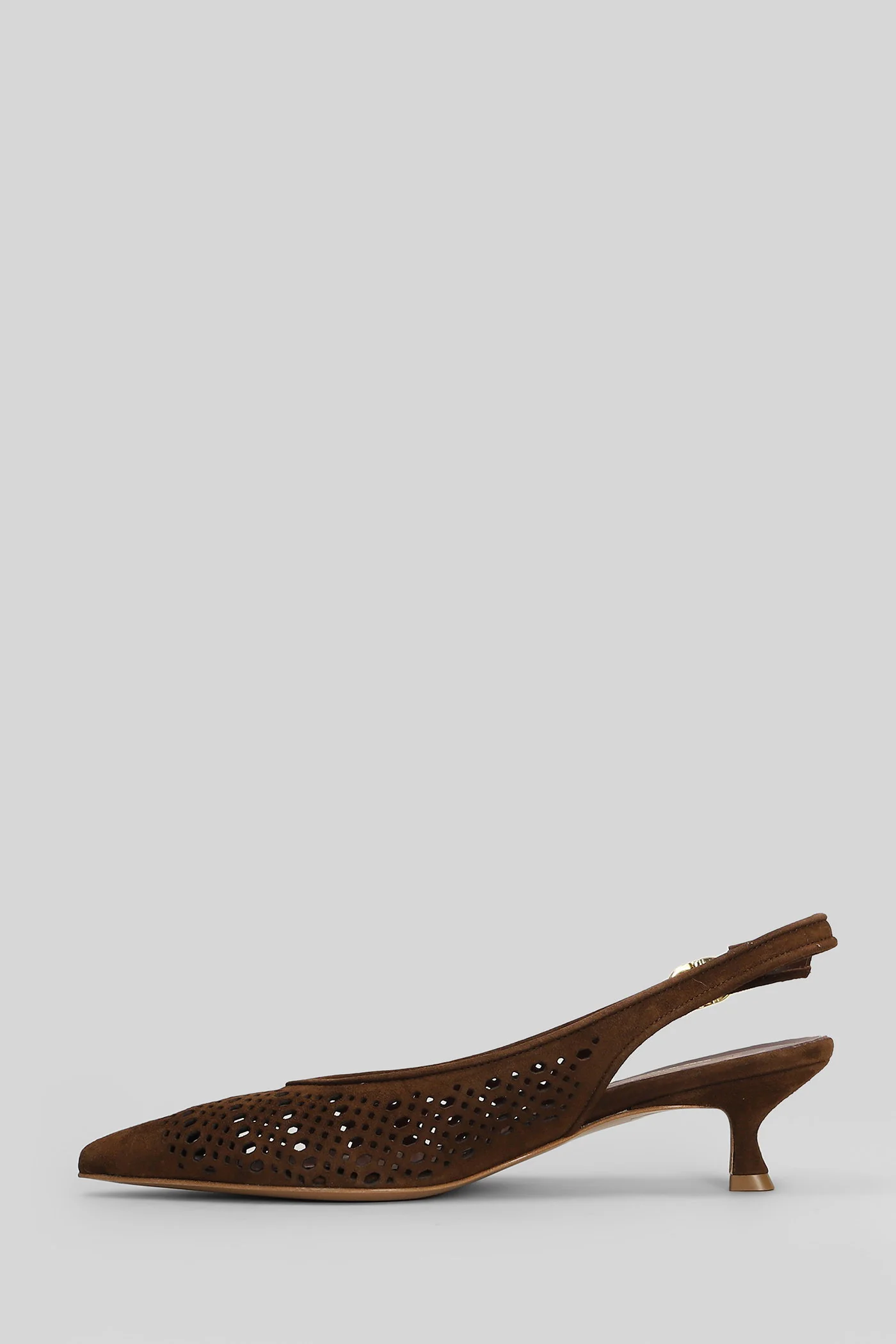 Pumps in brown suede - Image 3