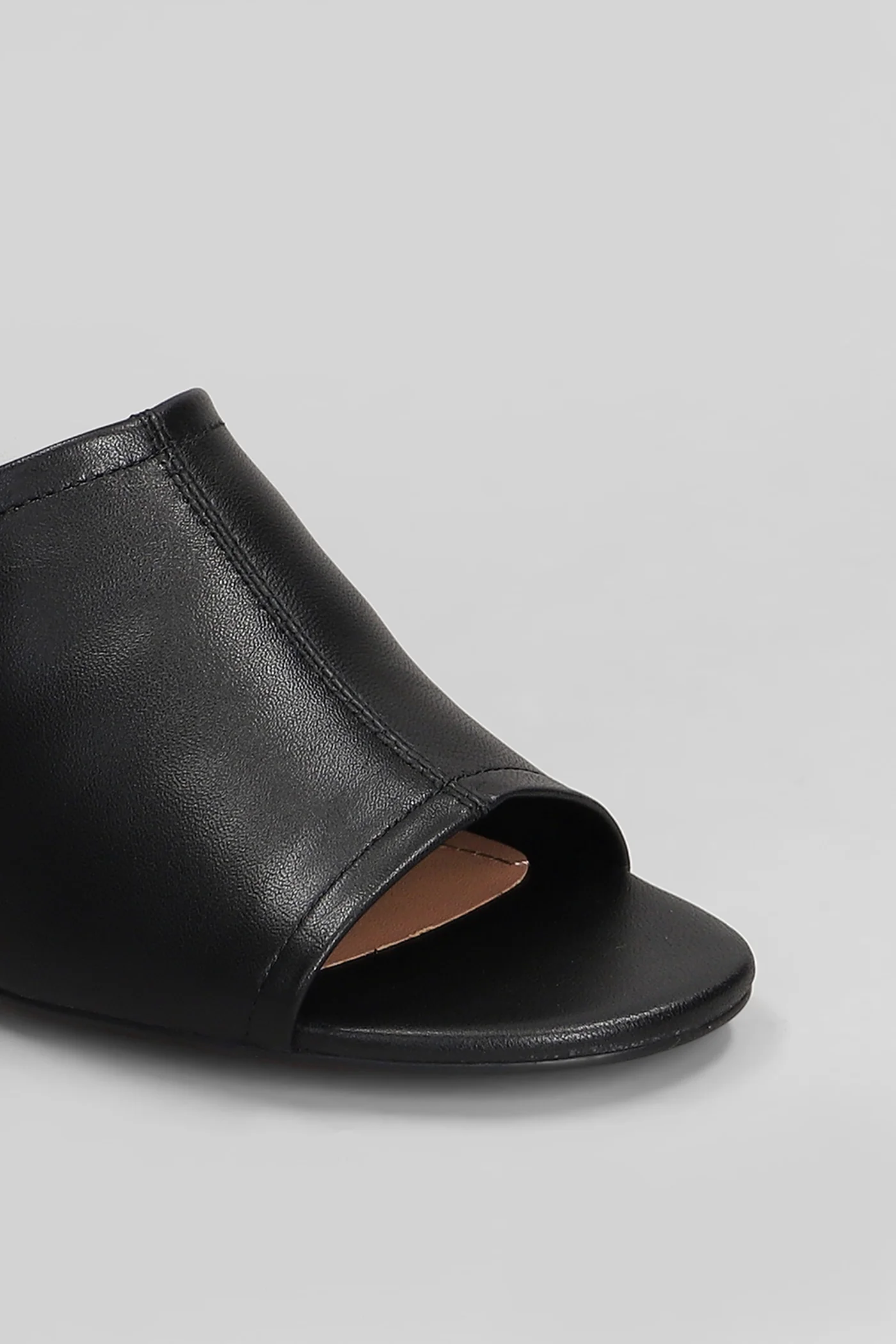 Amira 50 Slipper-Mule in black leather - Image 5