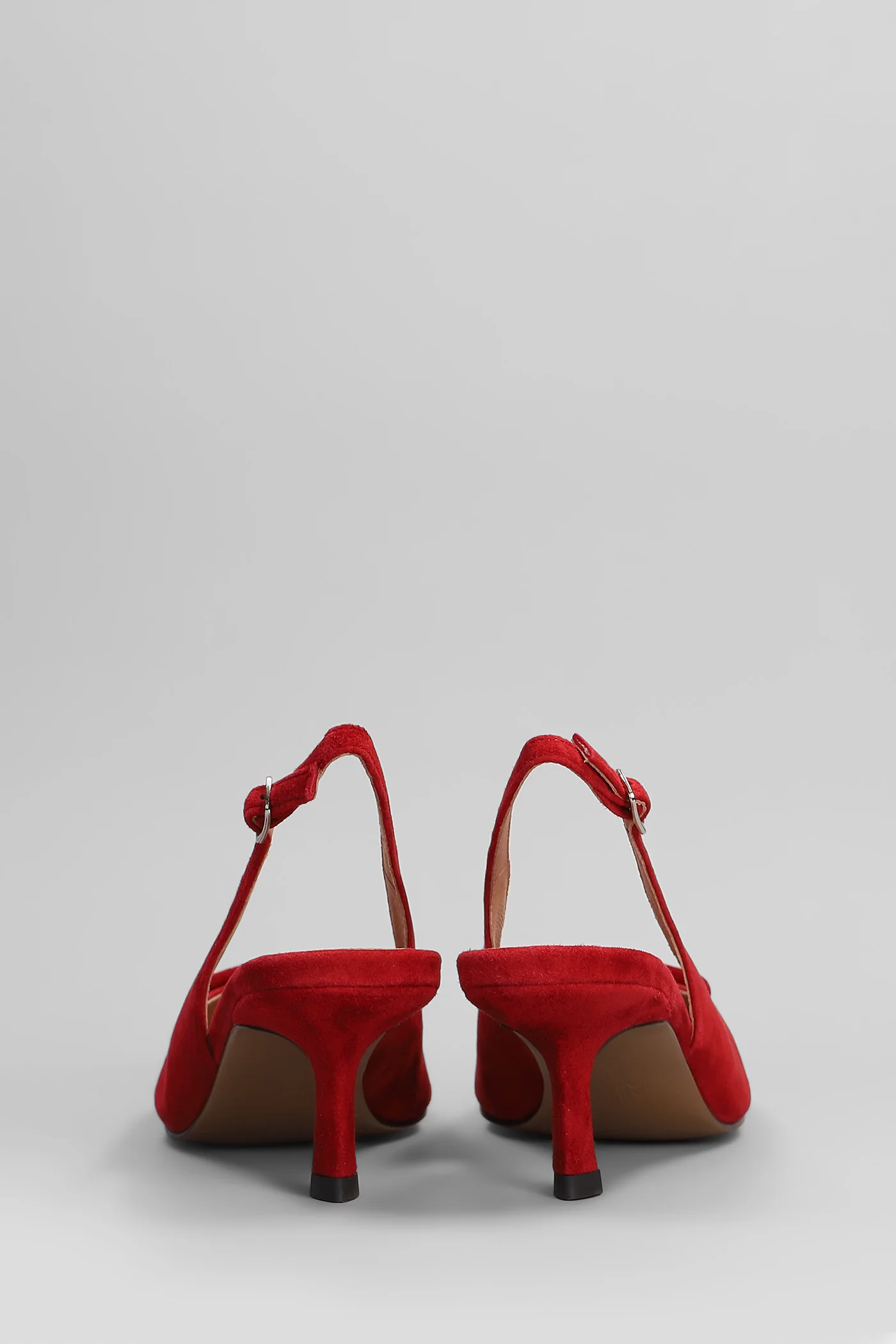 Bonnie 55 Pumps in red suede - Image 4