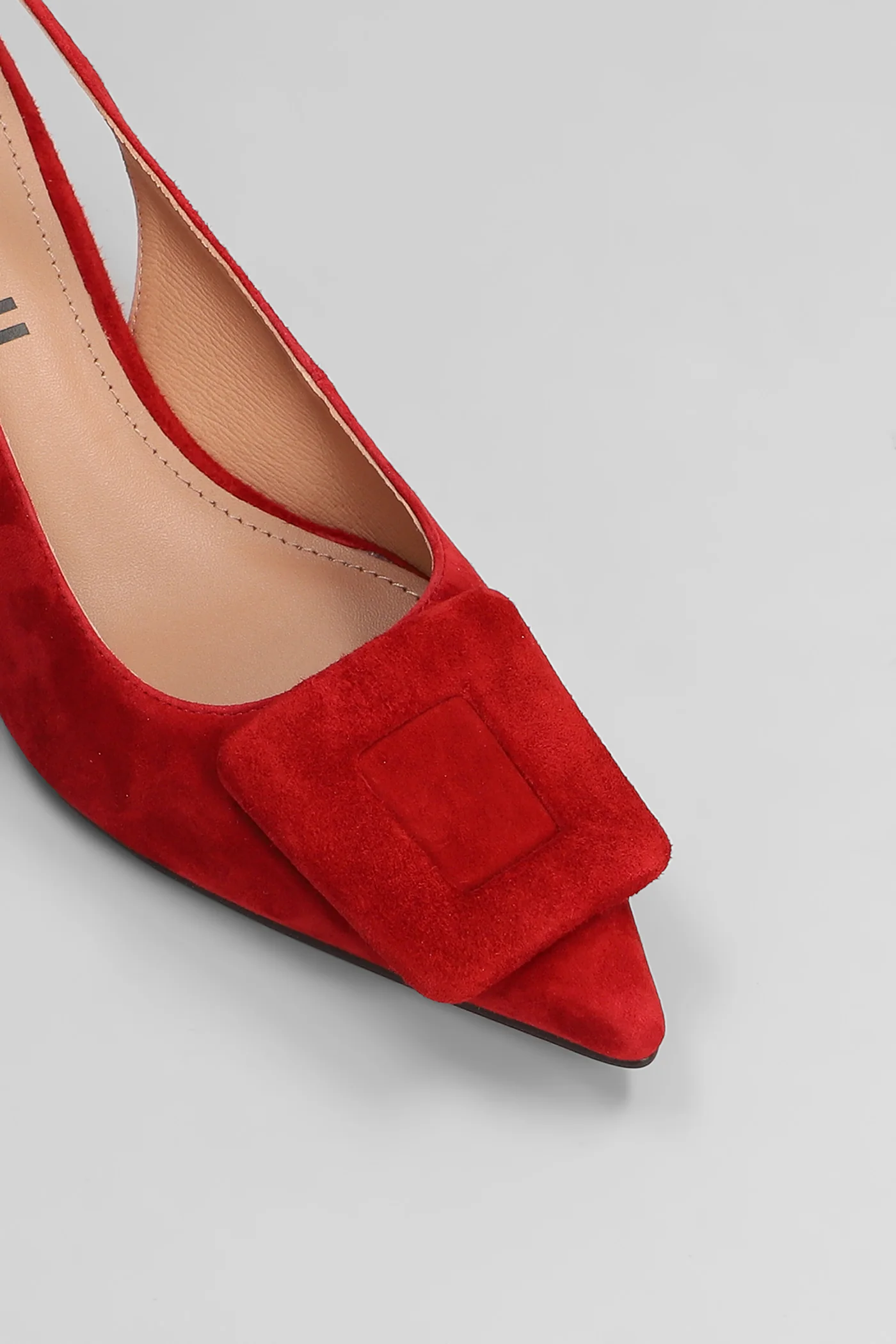 Bonnie 55 Pumps in red suede - Image 5