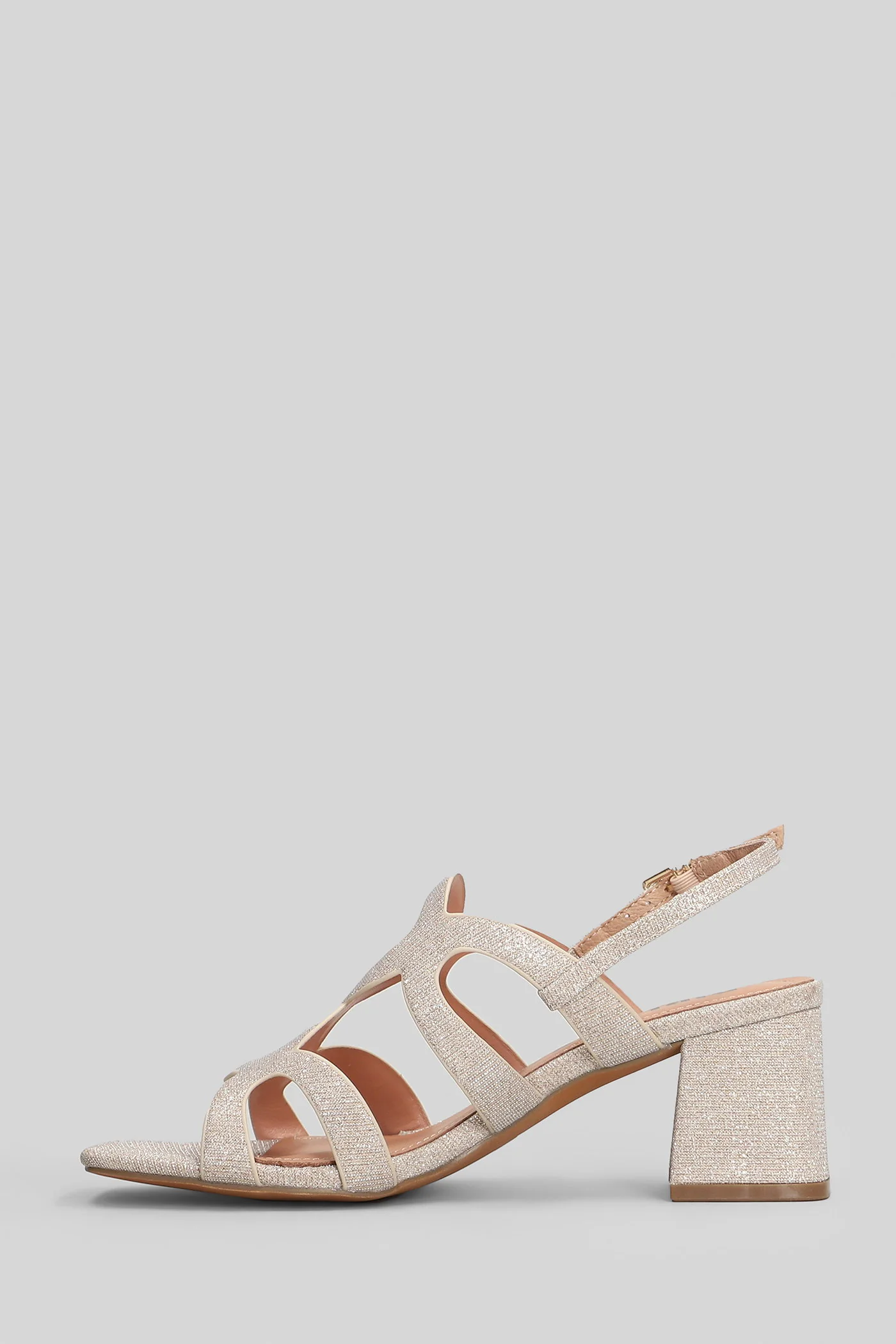 Crysia Sandals in powder glitter - Image 3