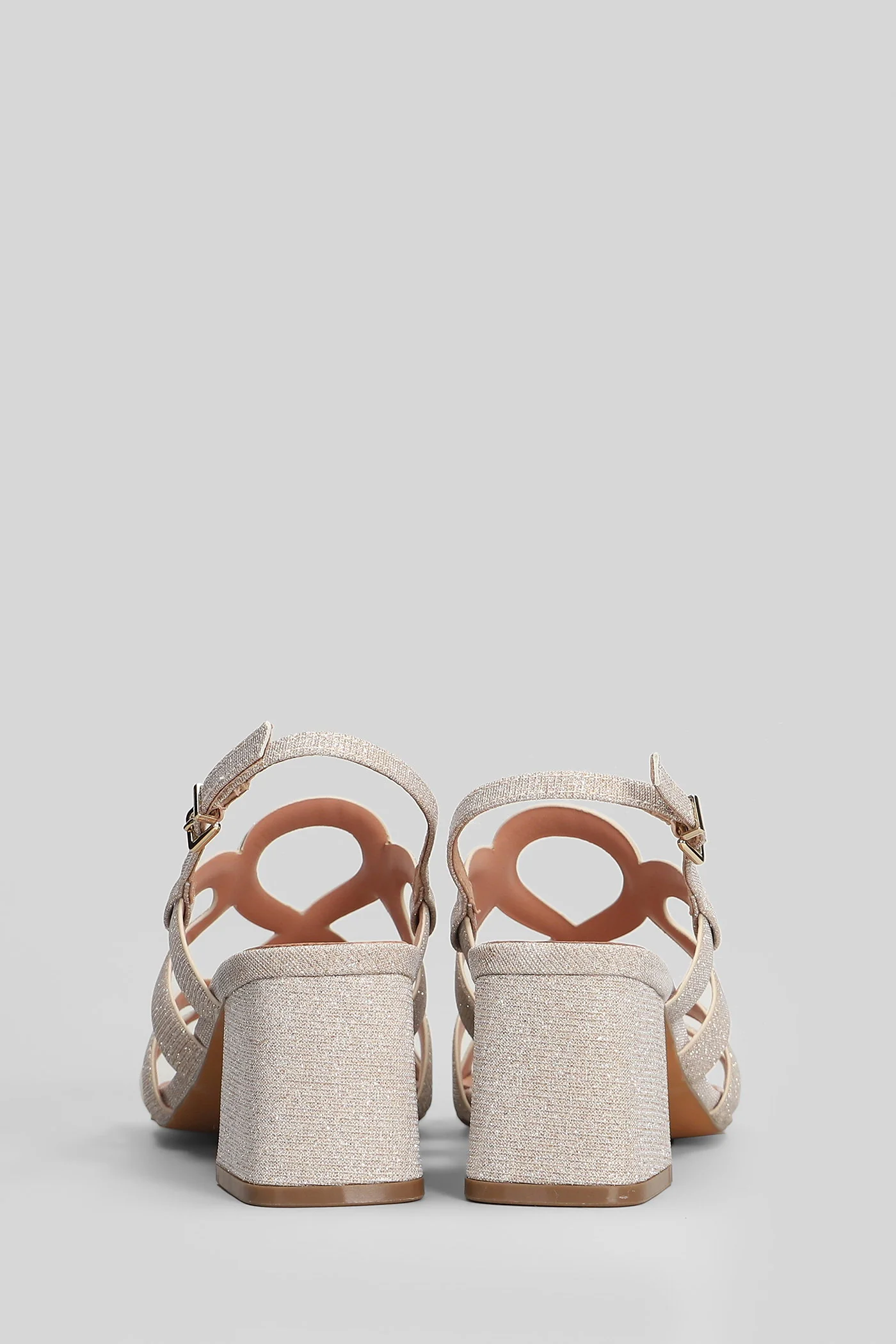 Crysia Sandals in powder glitter - Image 4