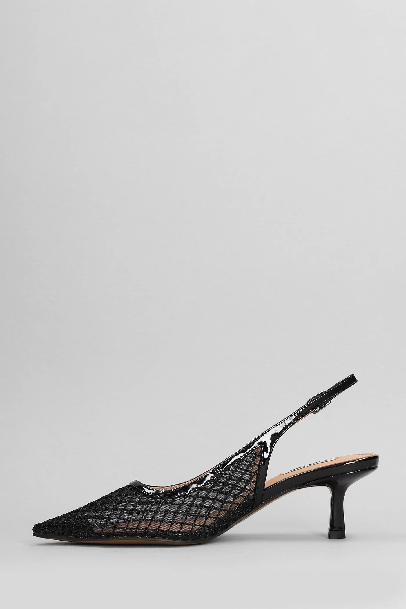 Elisa 55 Pumps in black fabric - Image 3