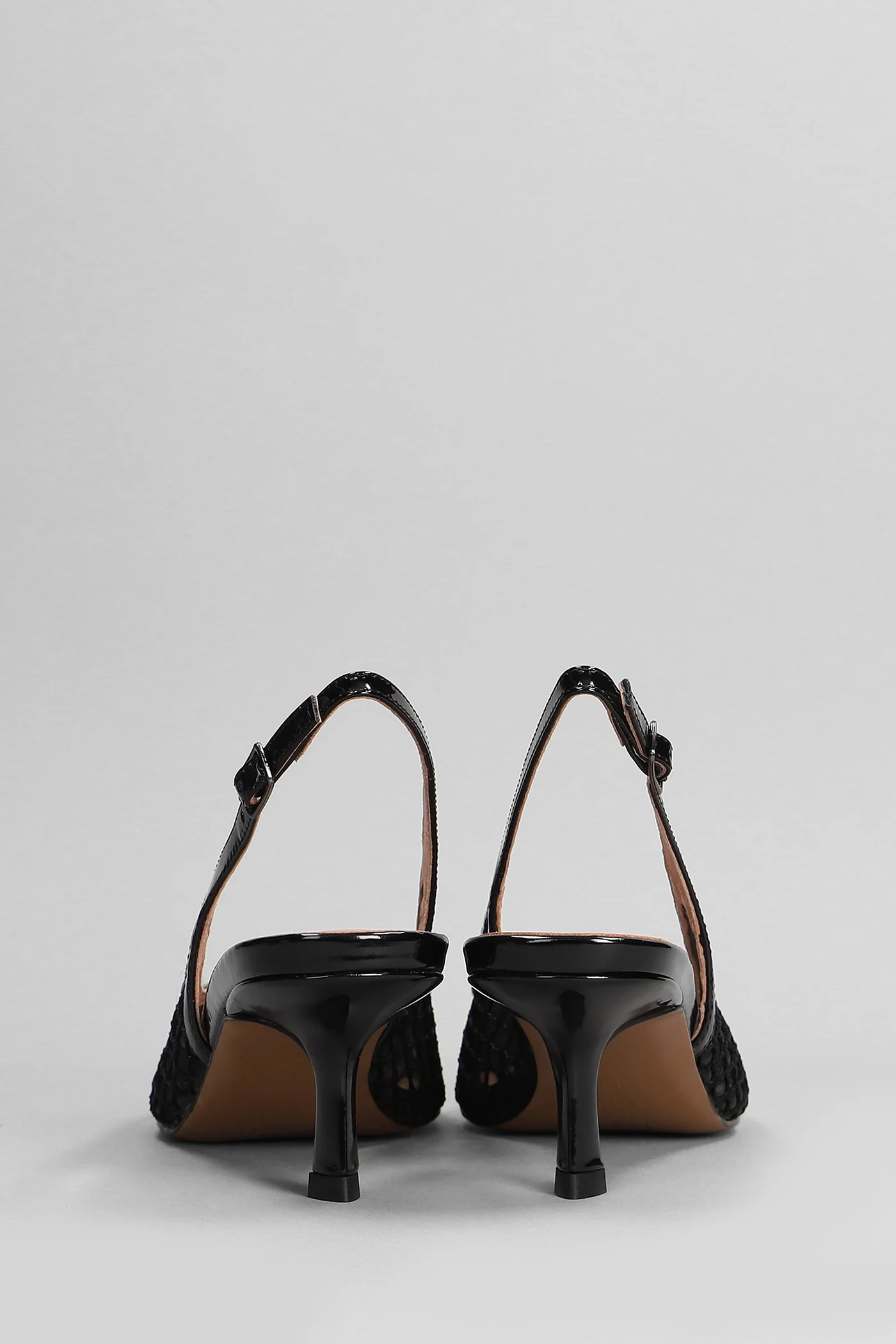 Elisa 55 Pumps in black fabric - Image 4