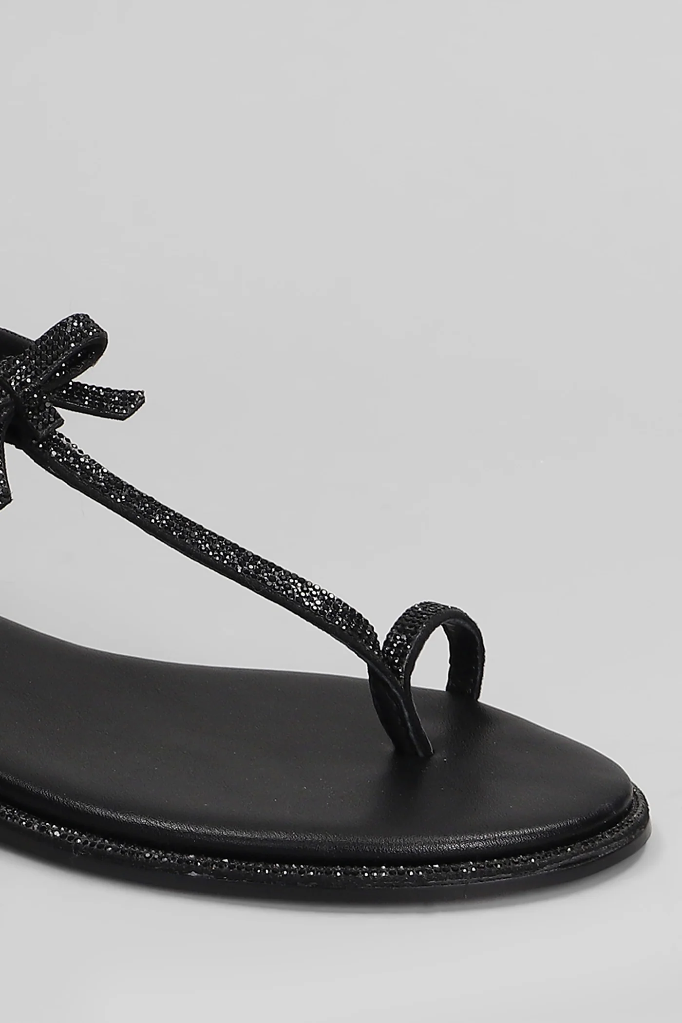 Erin Flats in black leather - Image 5