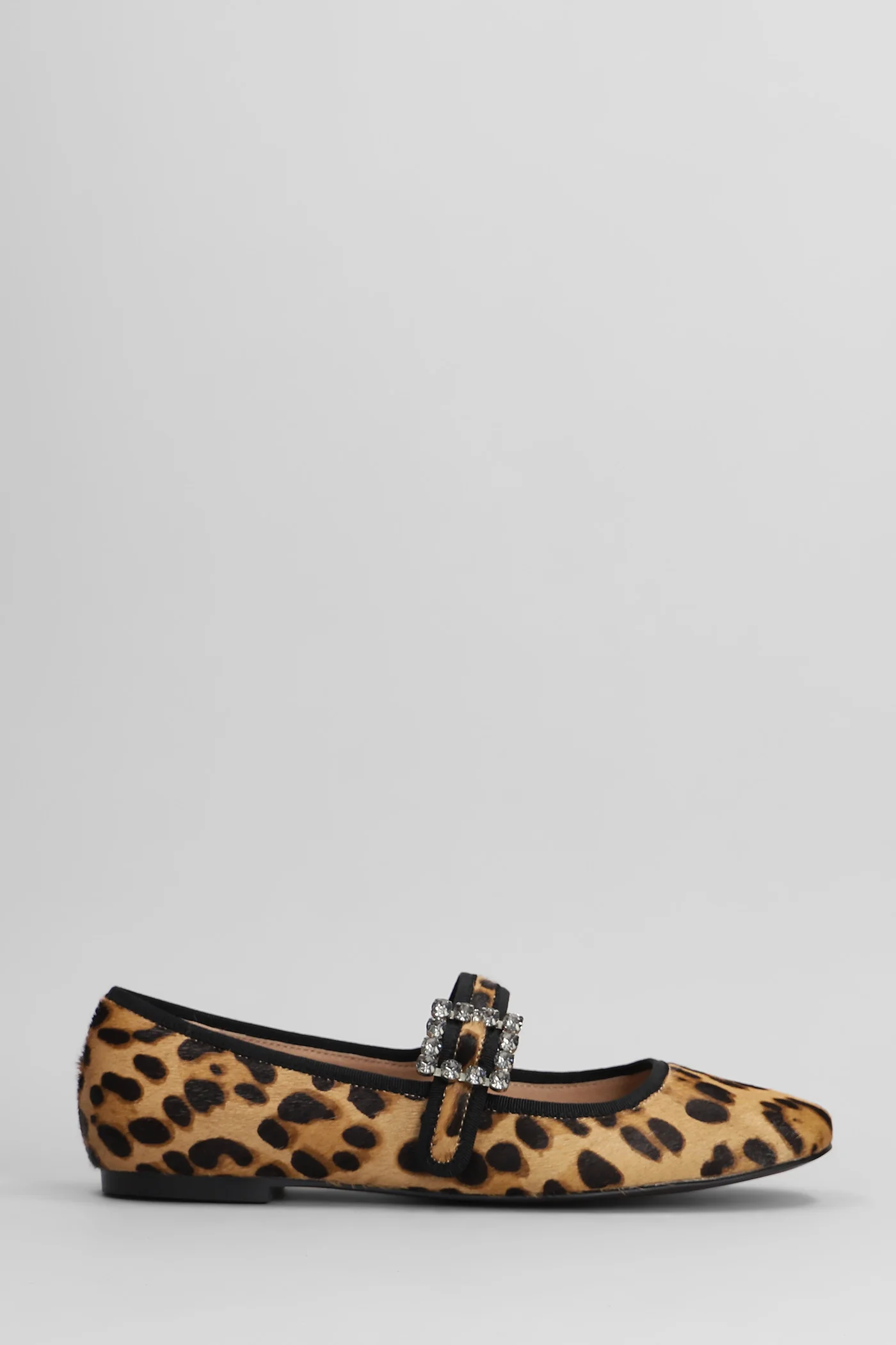 Essen Flat Ballet flats in Animalier pony skin