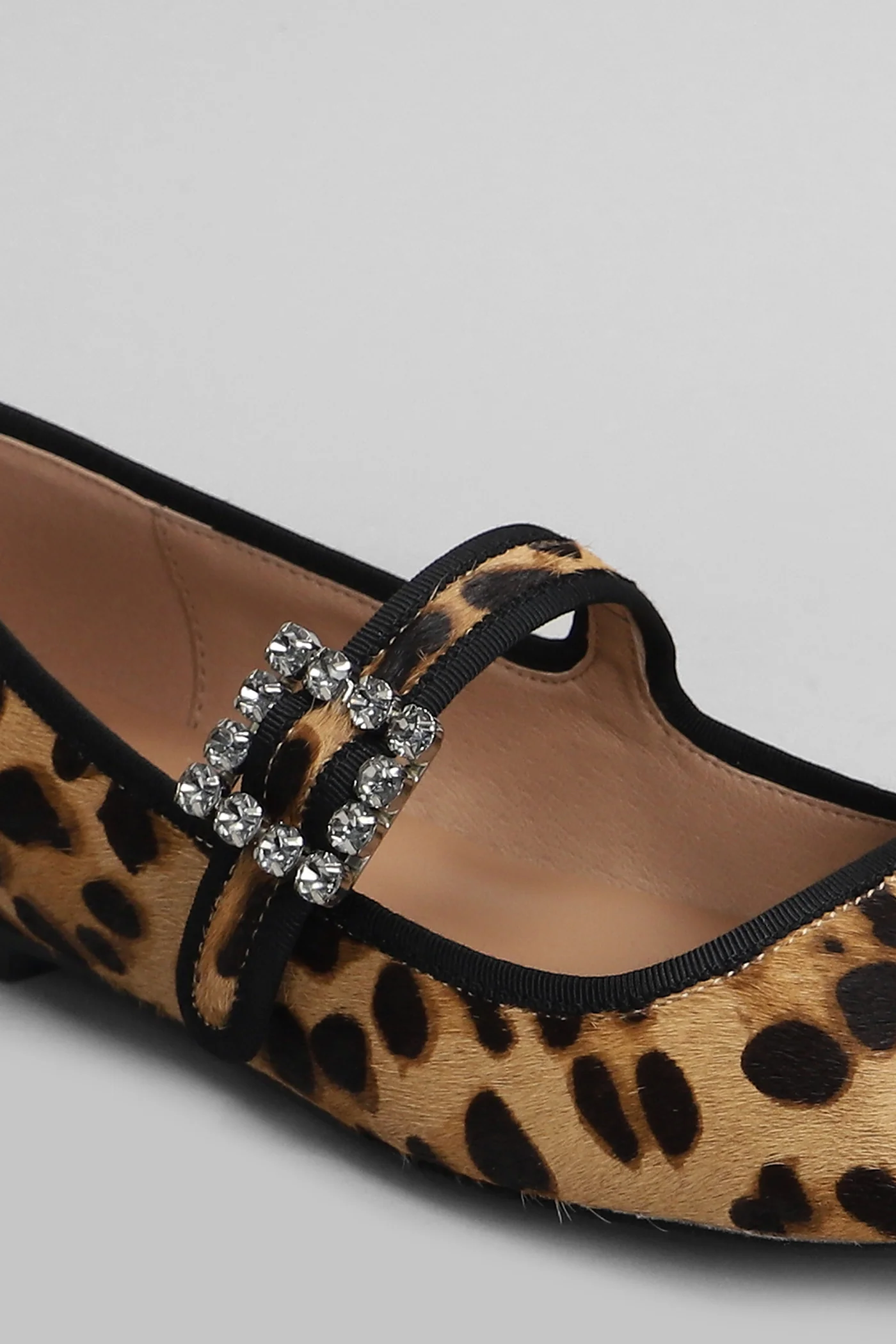 Essen Flat Ballet flats in Animalier pony skin - Image 5