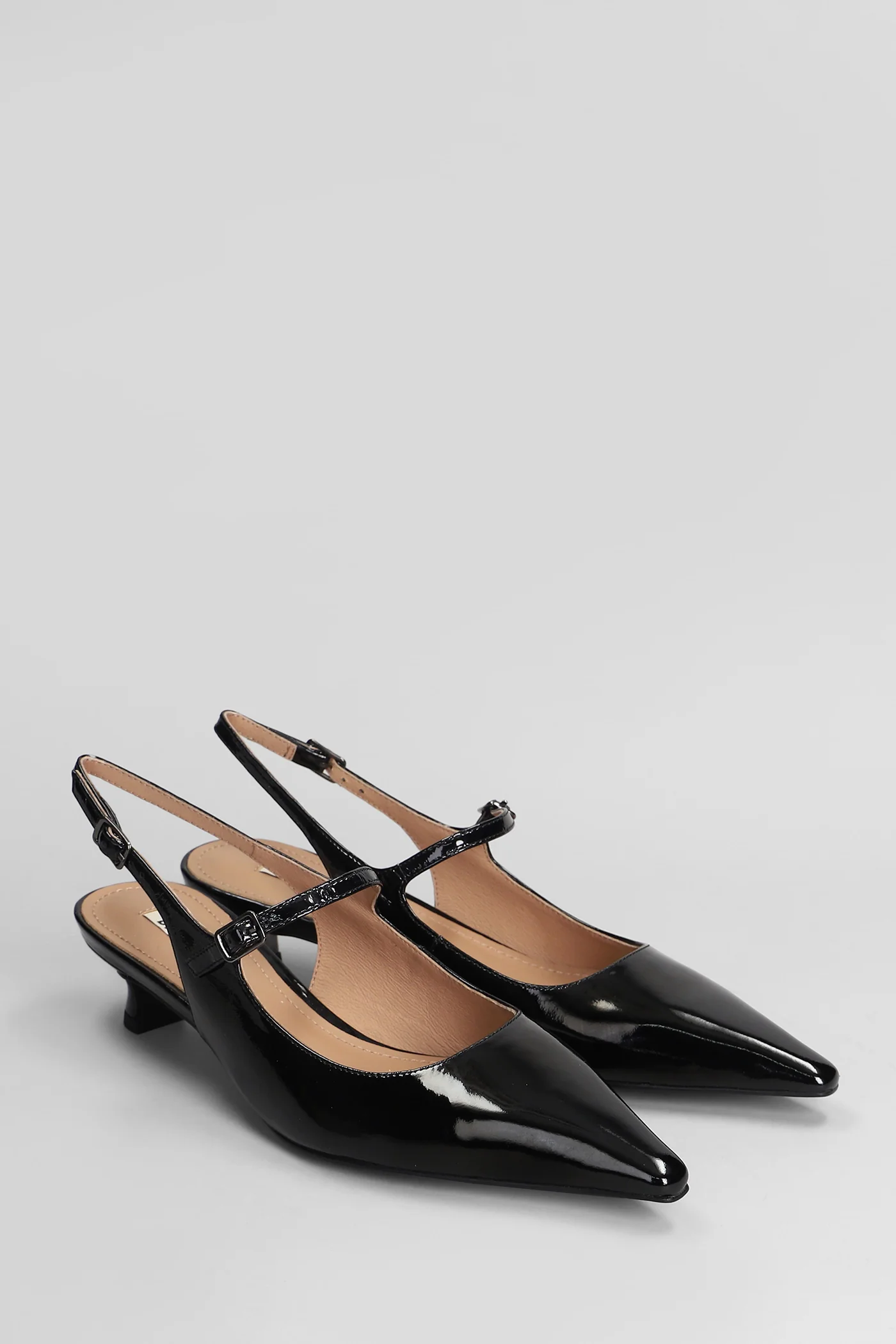 Gala Slingback 35 Pumps in black leather - Image 2