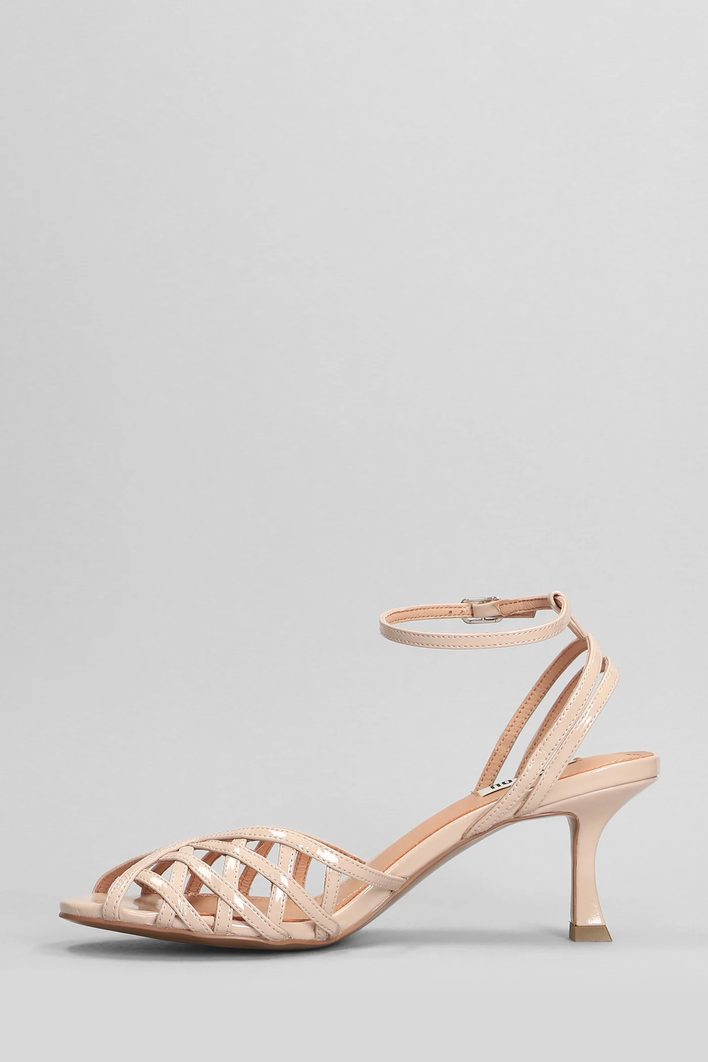 Juliette 65 Sandals in powder patent leather - Image 3