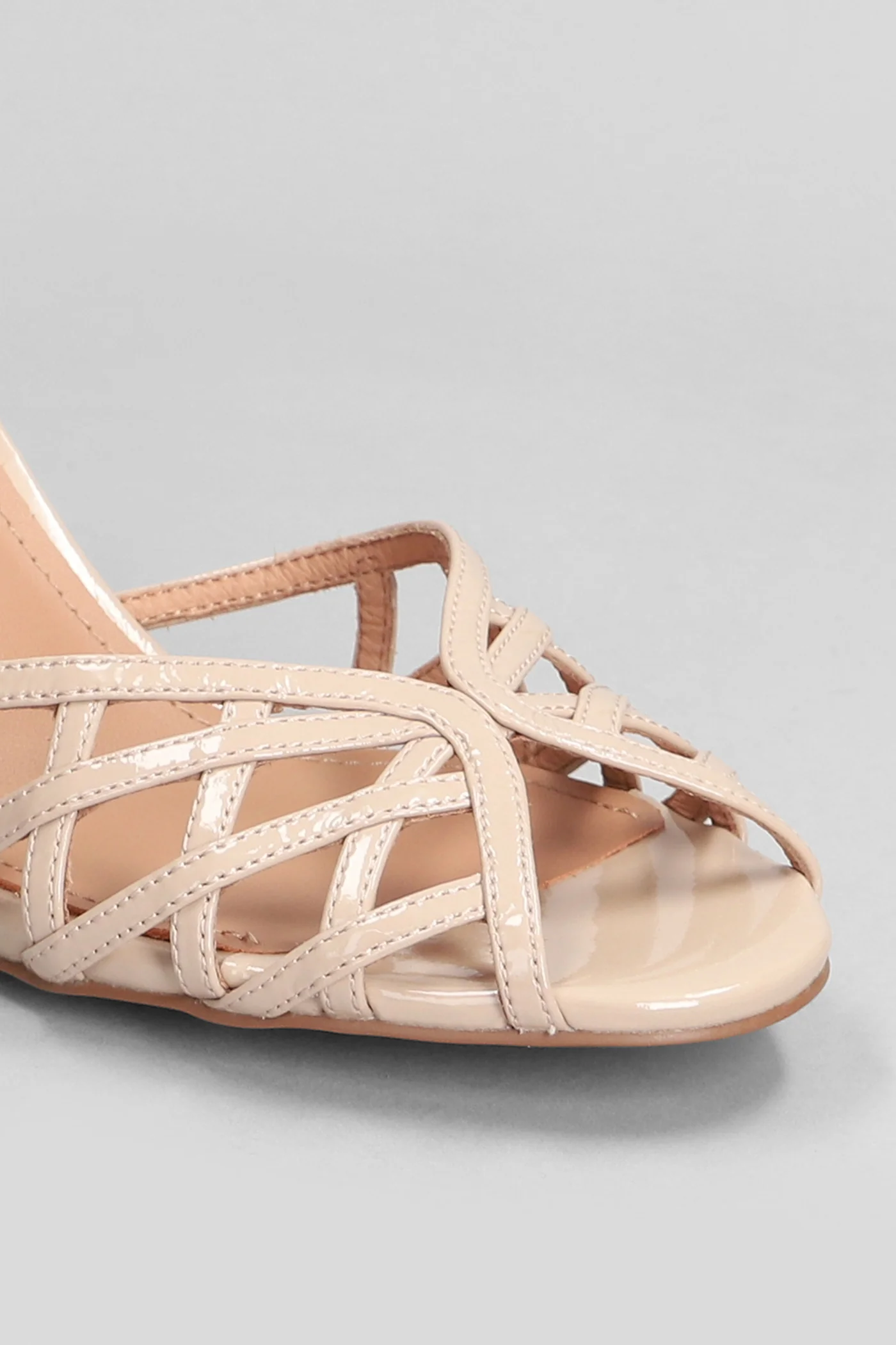 Juliette 65 Sandals in powder patent leather - Image 5