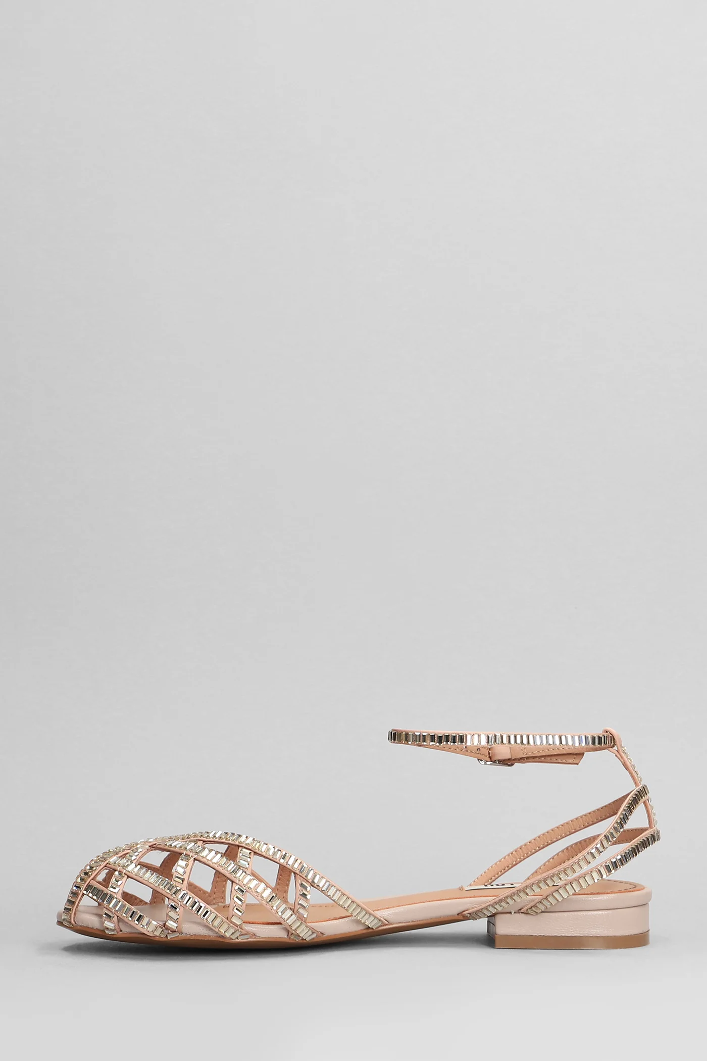 Juliette Flat Flats in powder leather - Image 3