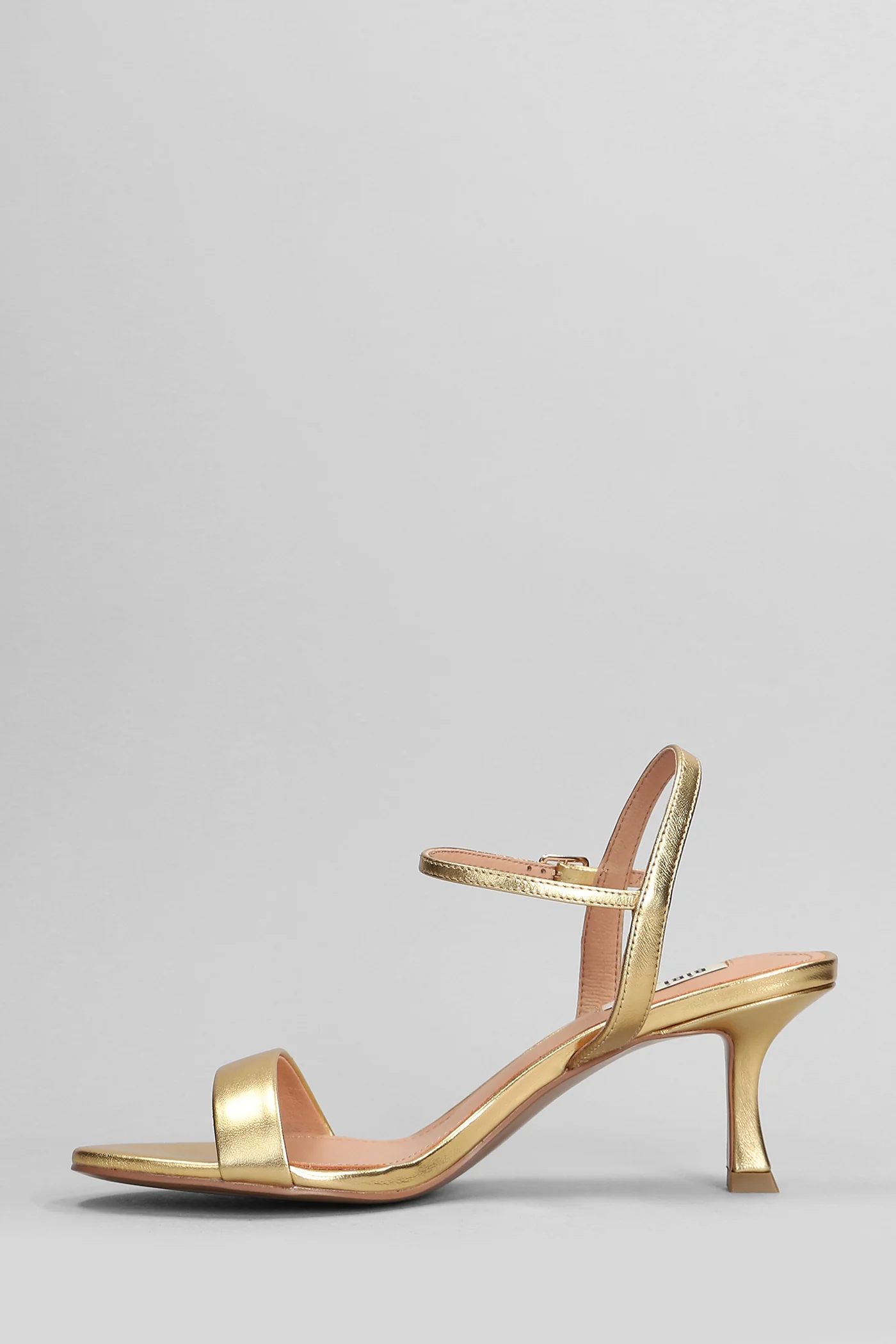 Lotus 65 Sandals in gold leather - Image 3