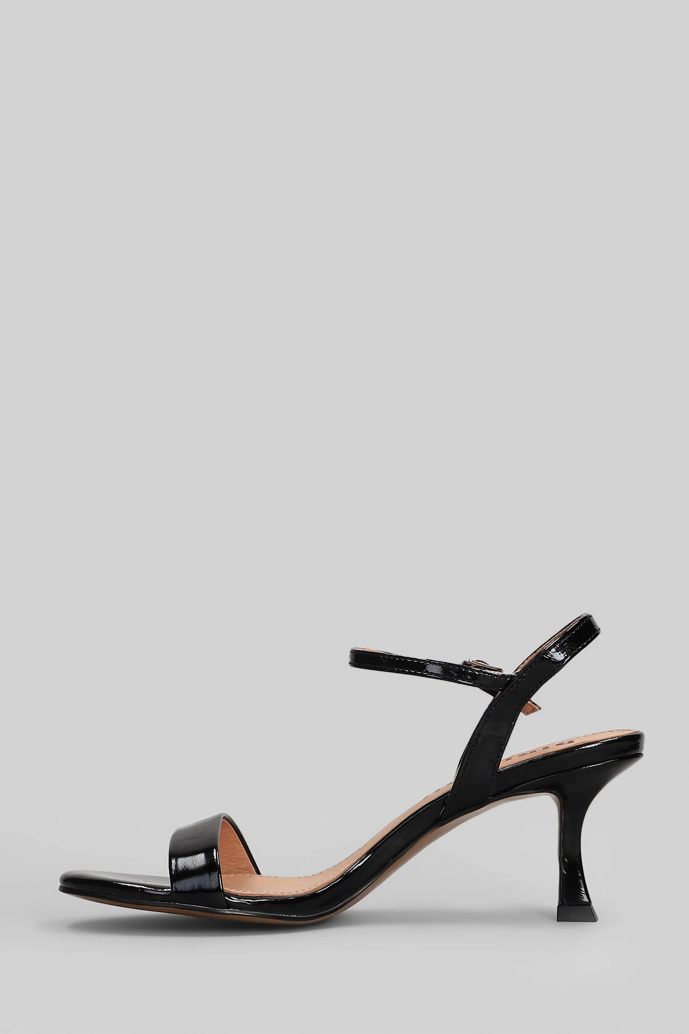 Lotus 70 Sandals in black patent leather - Image 3