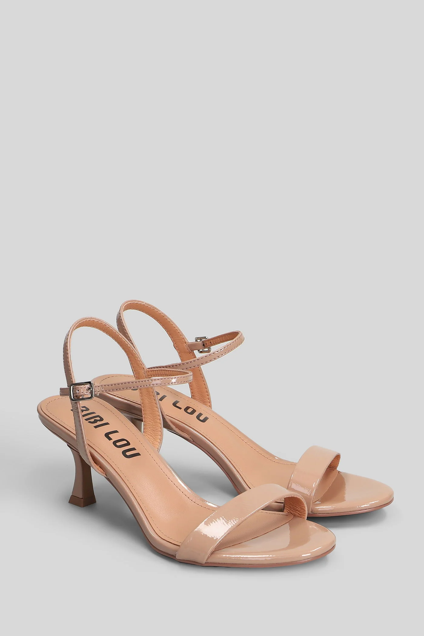 Lotus 70 Sandals in powder patent leather - Image 2